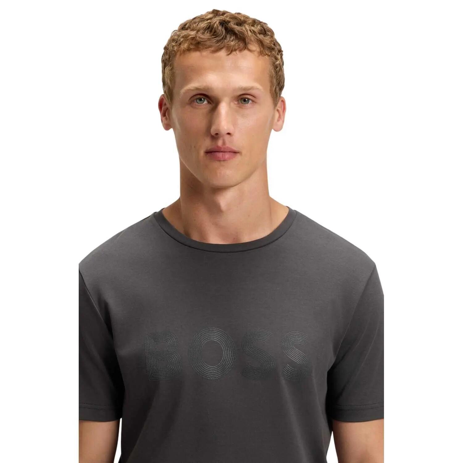 Mens Future Regular TShirt (Dark Grey) 4/4