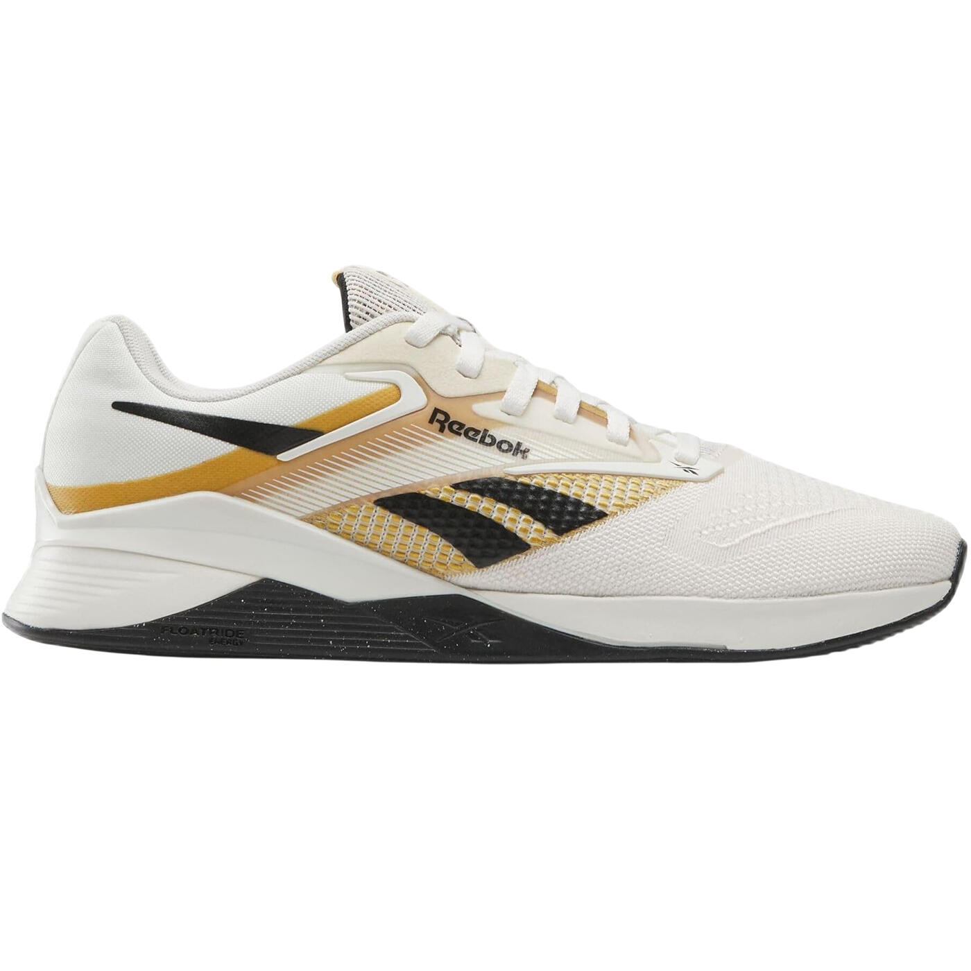 Scarpe Sportive PiattaUomo Reebok Nano X4 Gessetti Nero Blu Retrò 3/4