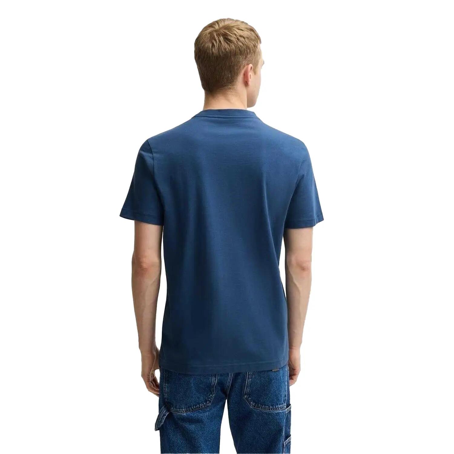 TShirt für , Baumwolle Herren Marine 3/3