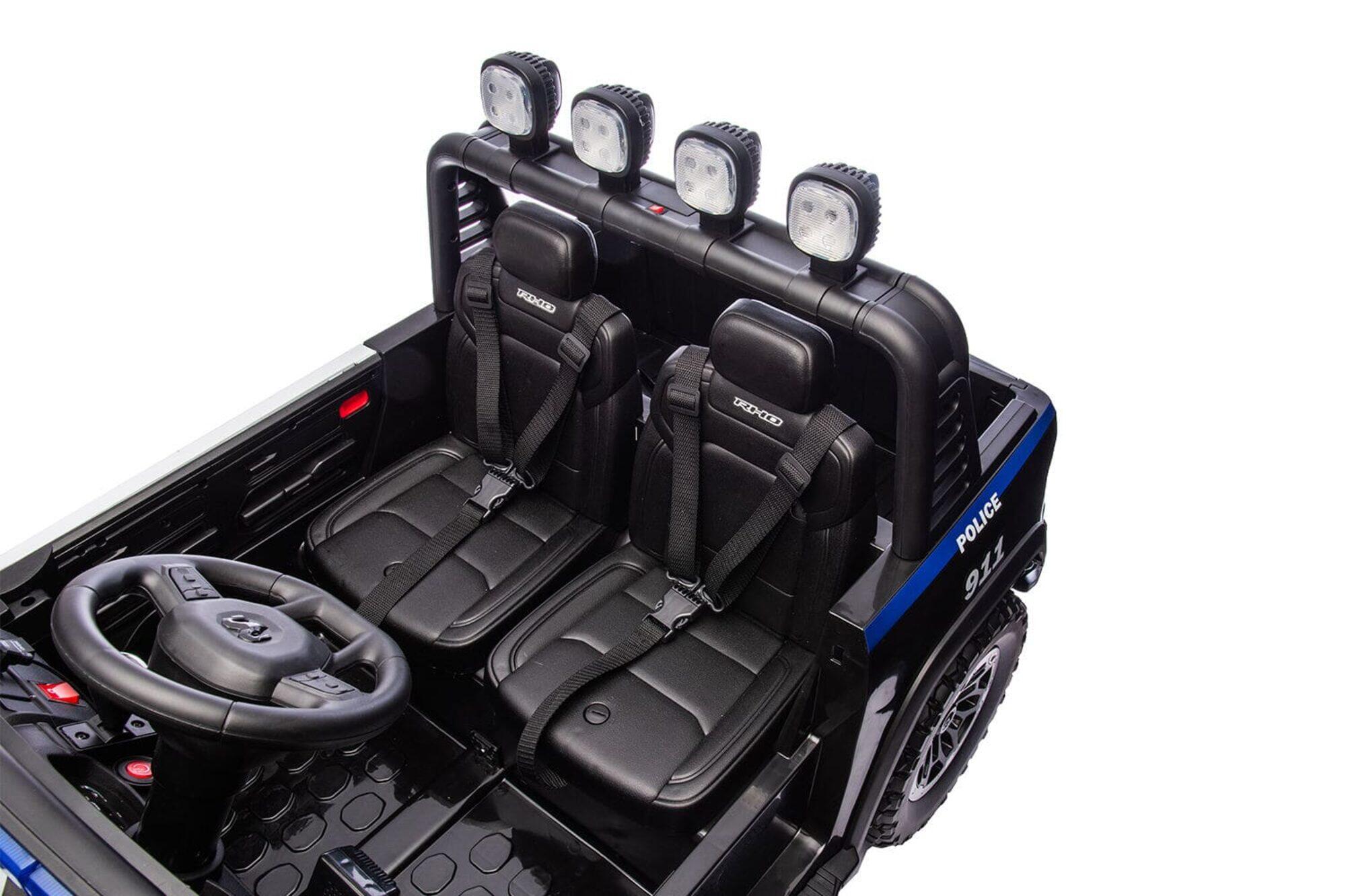 Licencia RAM 1500 RHO Police Super Truck en color Negro (3-8 años) 3/5