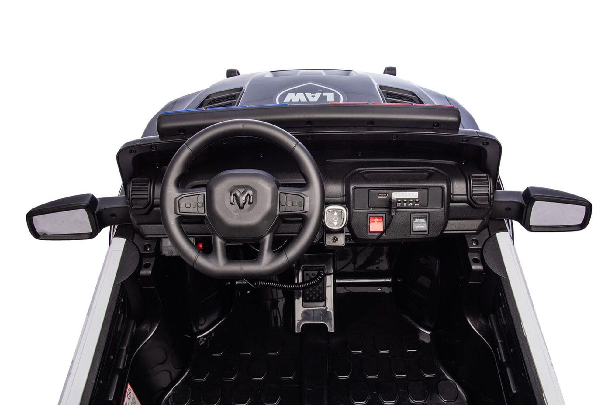 Licencia RAM 1500 RHO Police Super Truck en color Negro (3-8 años) 5/5