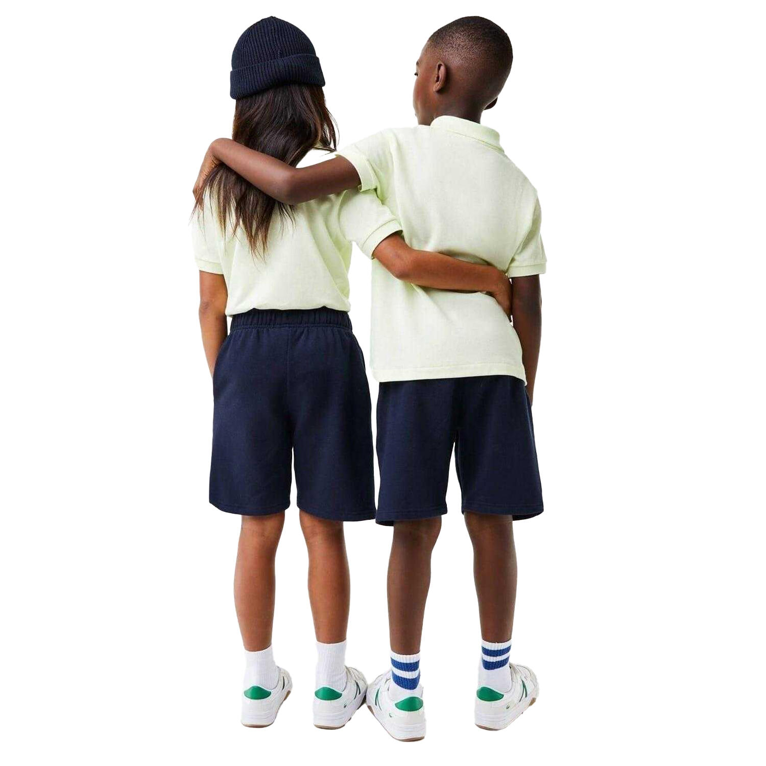 Freizeitshorts für Kinder Jungen Marine 3/4