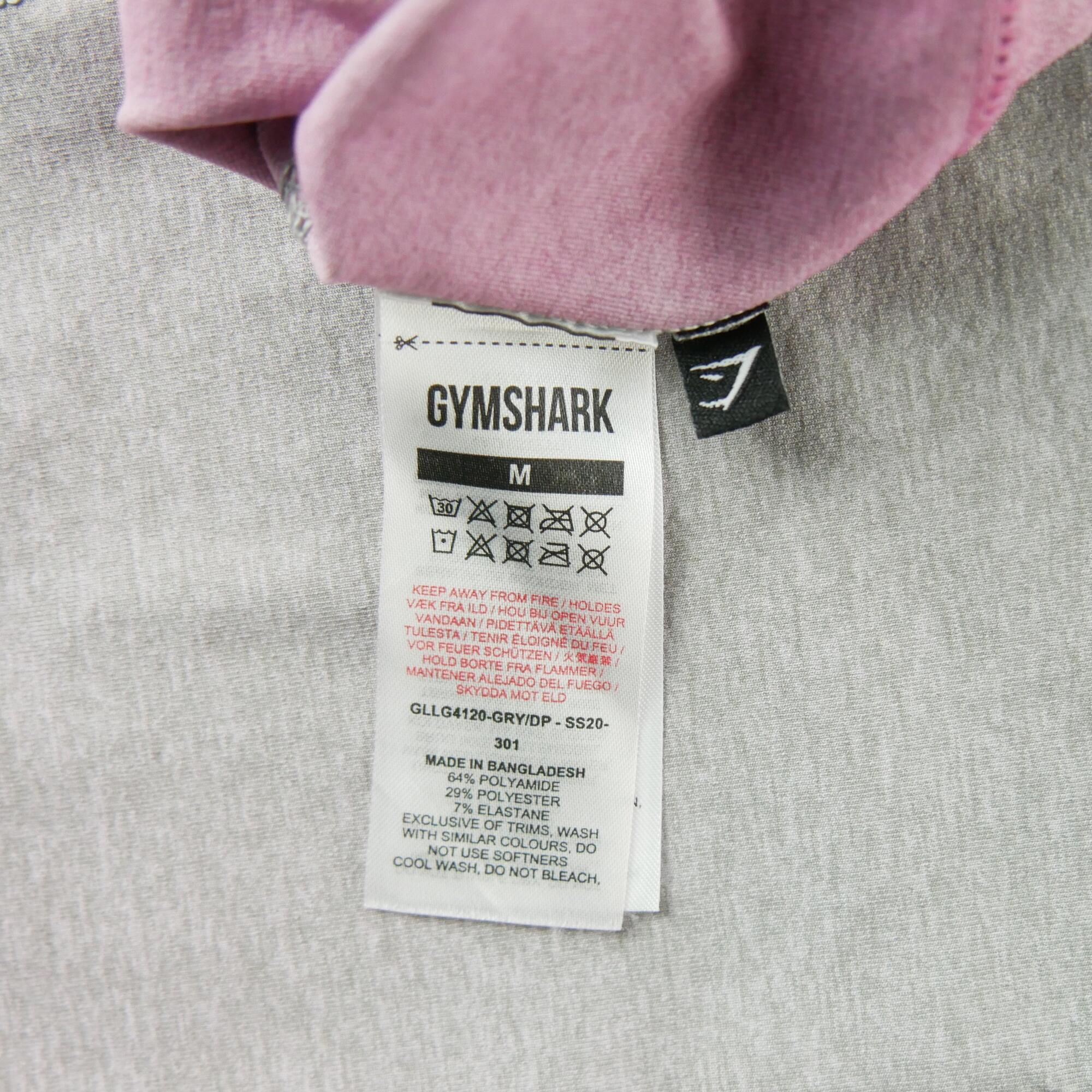 Refurbished - Damen Gymshark Yogahose Leggings Grau - Wie neu 7/7