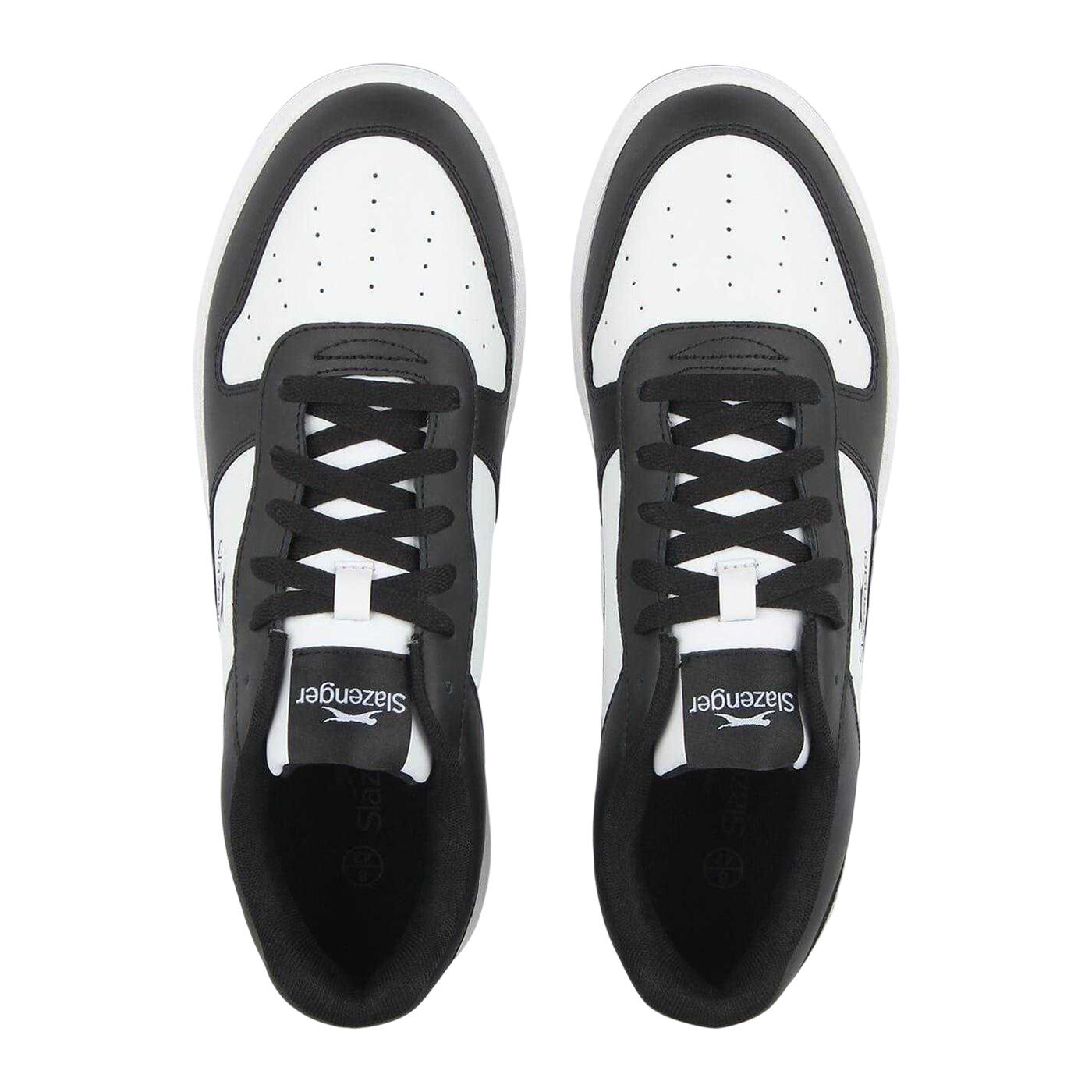 "Tower" Sneaker für , Leder, niedrig geschnitten Herren Schwarz/Weiß 3/4