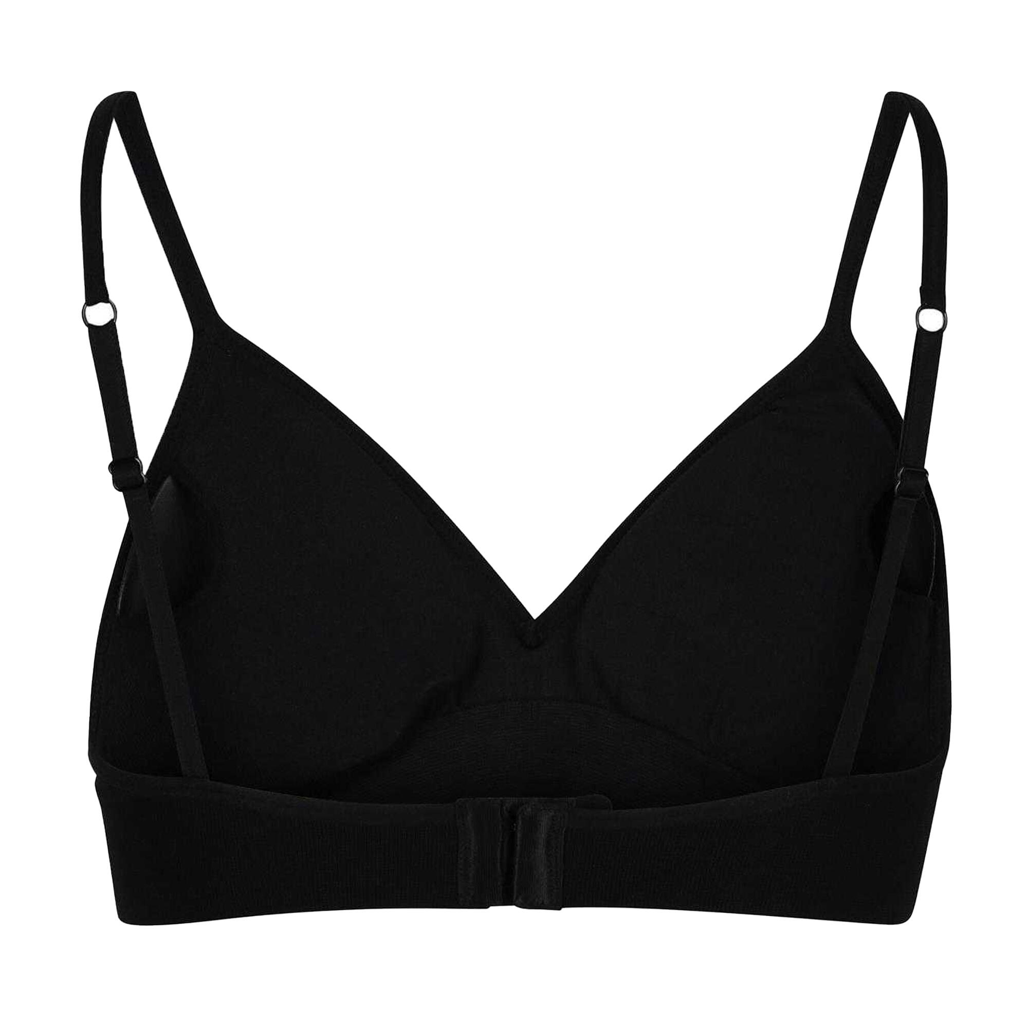 Reggiseno Senza Cuciture Donna Reebok Justine Nero 2/2
