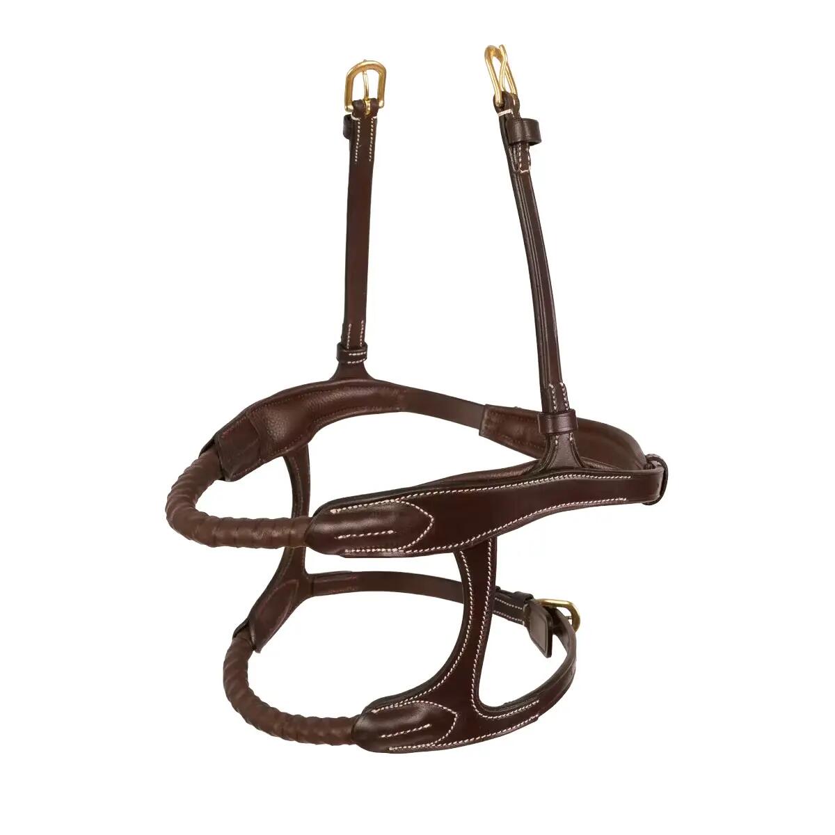 Muserolle cavallo doppia con corda rivestita Dy'on 2/5