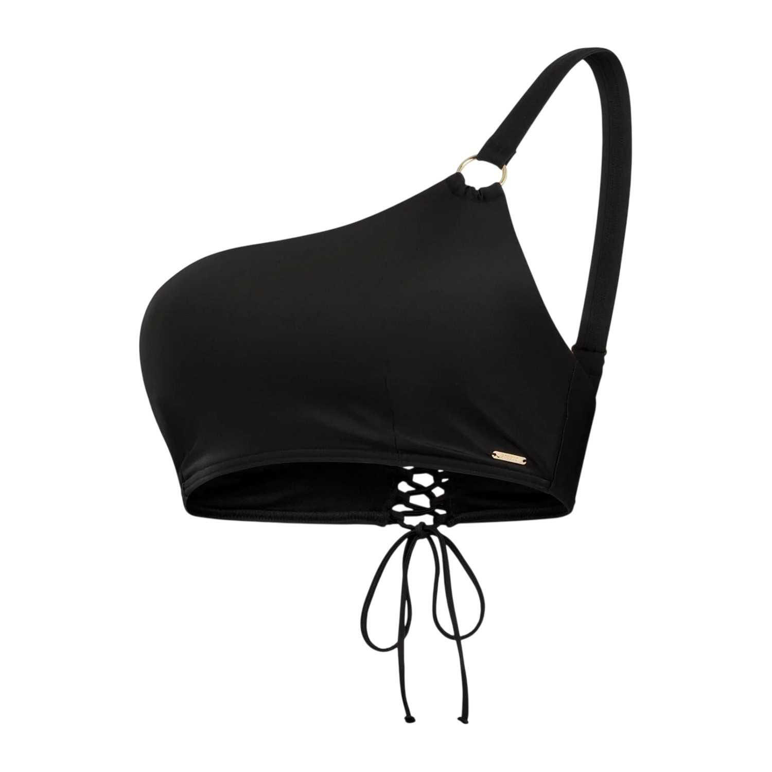 Ensemble De Maillot De Bain 2 Pièces Motif/style Asymétrique Femme (Noir) 2/3