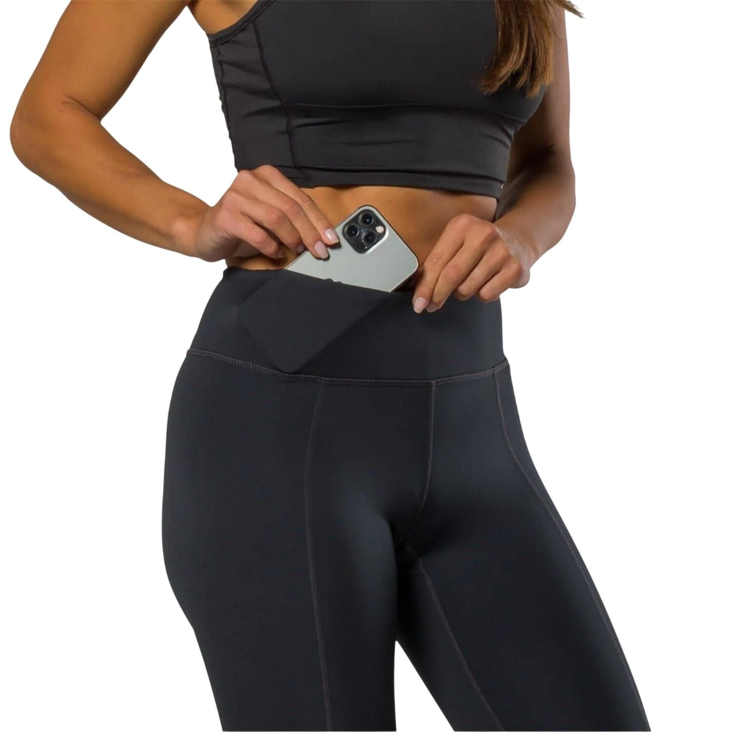 Pantacollant Vita Alta Donna Nathan Nero 3/4