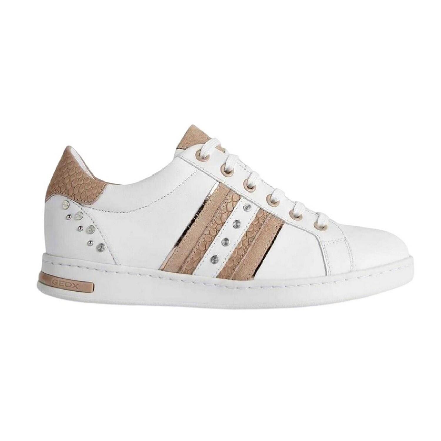 "Jaysen" Sneaker für , Leder, Flach Damen Weiß/Helle Hautfarbe 3/4