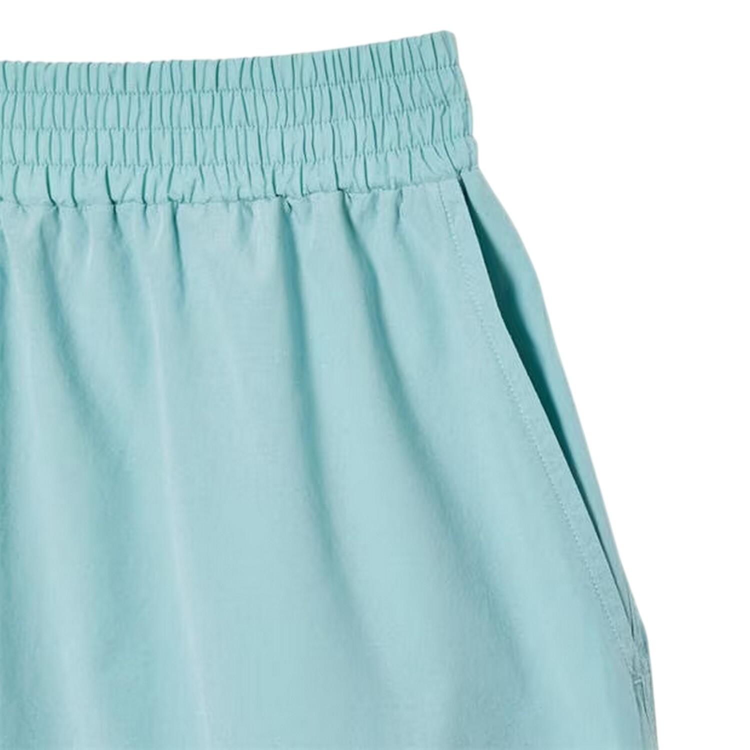 Pantaloncini Logo Pile Donna Lacoste Blu 3/3