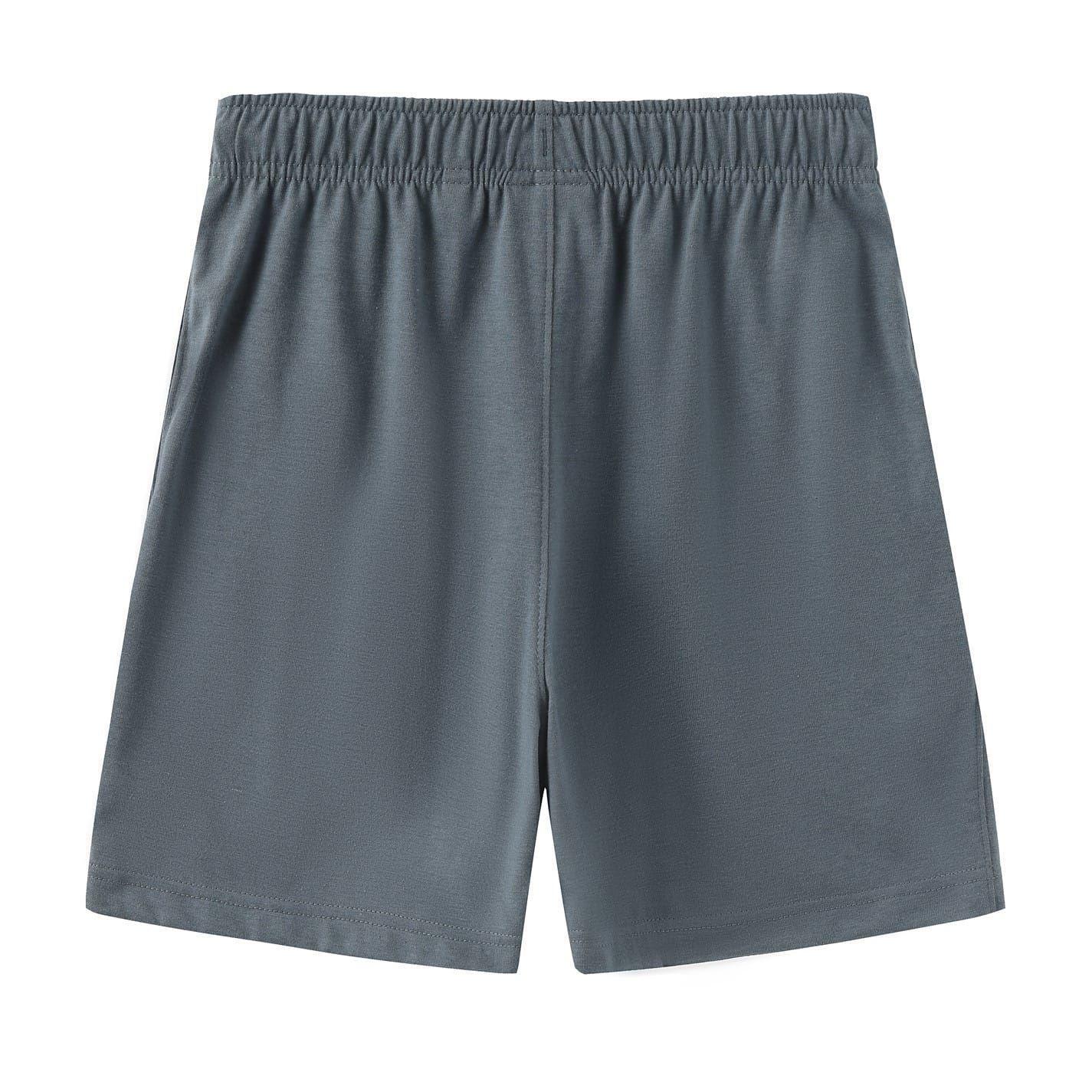 Short De Jogging Motif/style Logo Garçon (Ardoise) 2/3