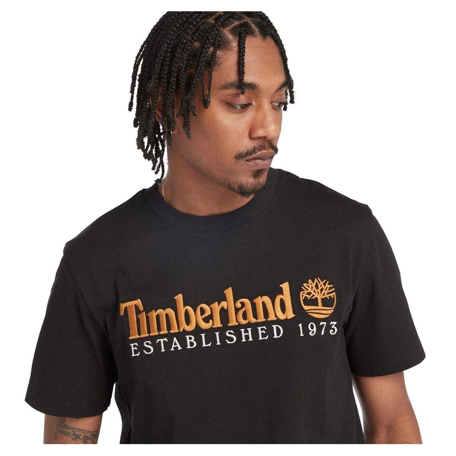 "Heritage" TShirt für , Baumwolle Herren Schwarz/Weiß 3/3