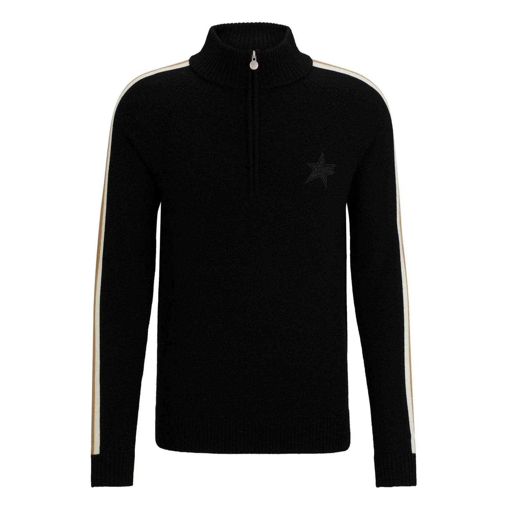 Pull Manches Raglan Homme (Noir) 2/4