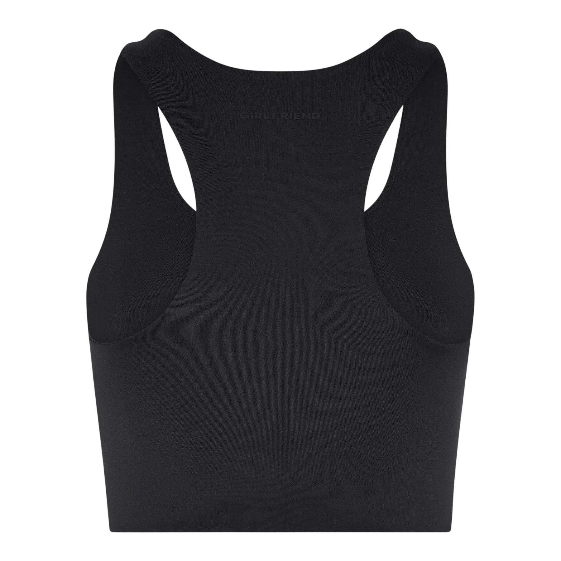 Reggiseno Sportivo Girocollo Donna Girlfriend Collective Paloma Nero 3/4