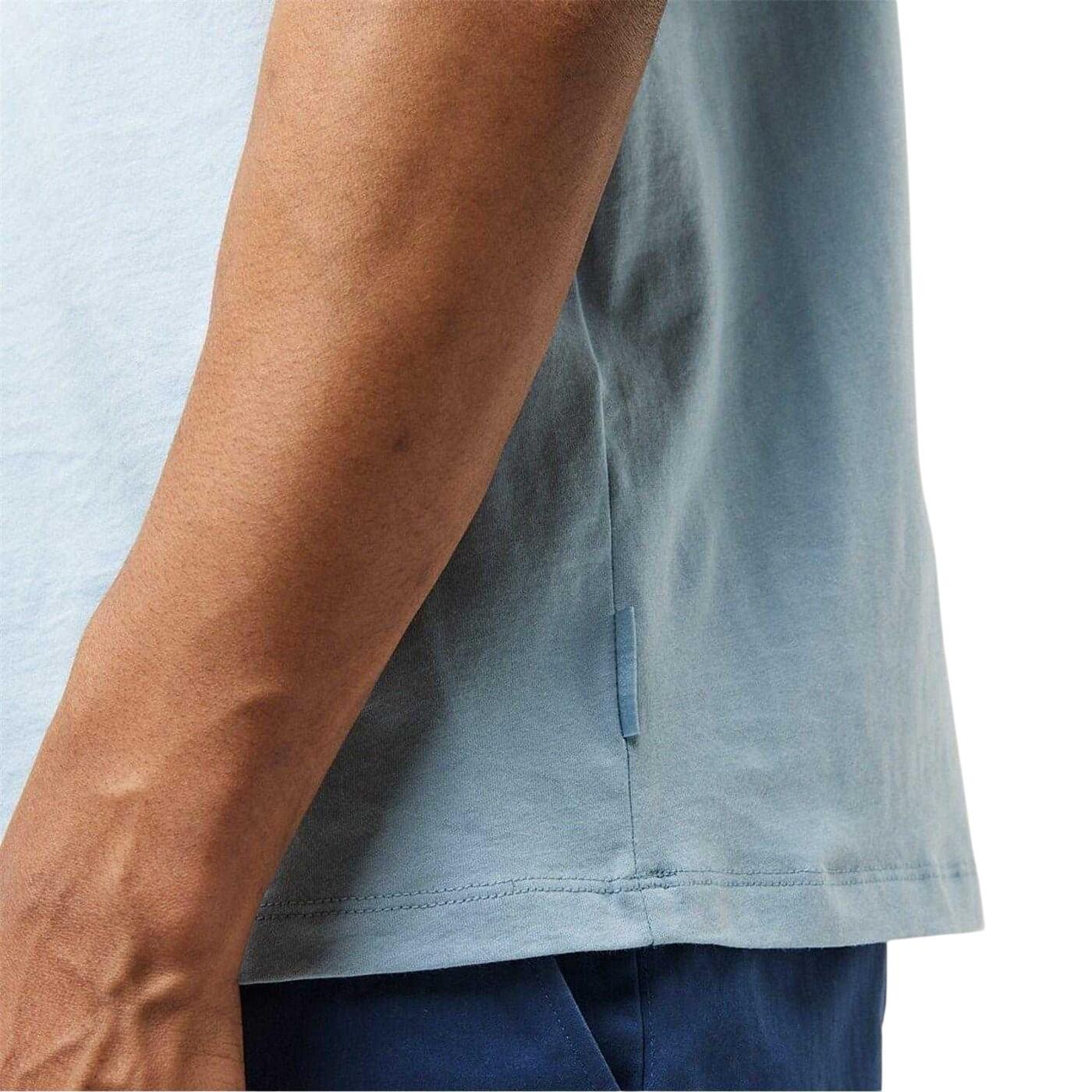 Mens Cotton Polo Shirt (Ash Blue) 4/5