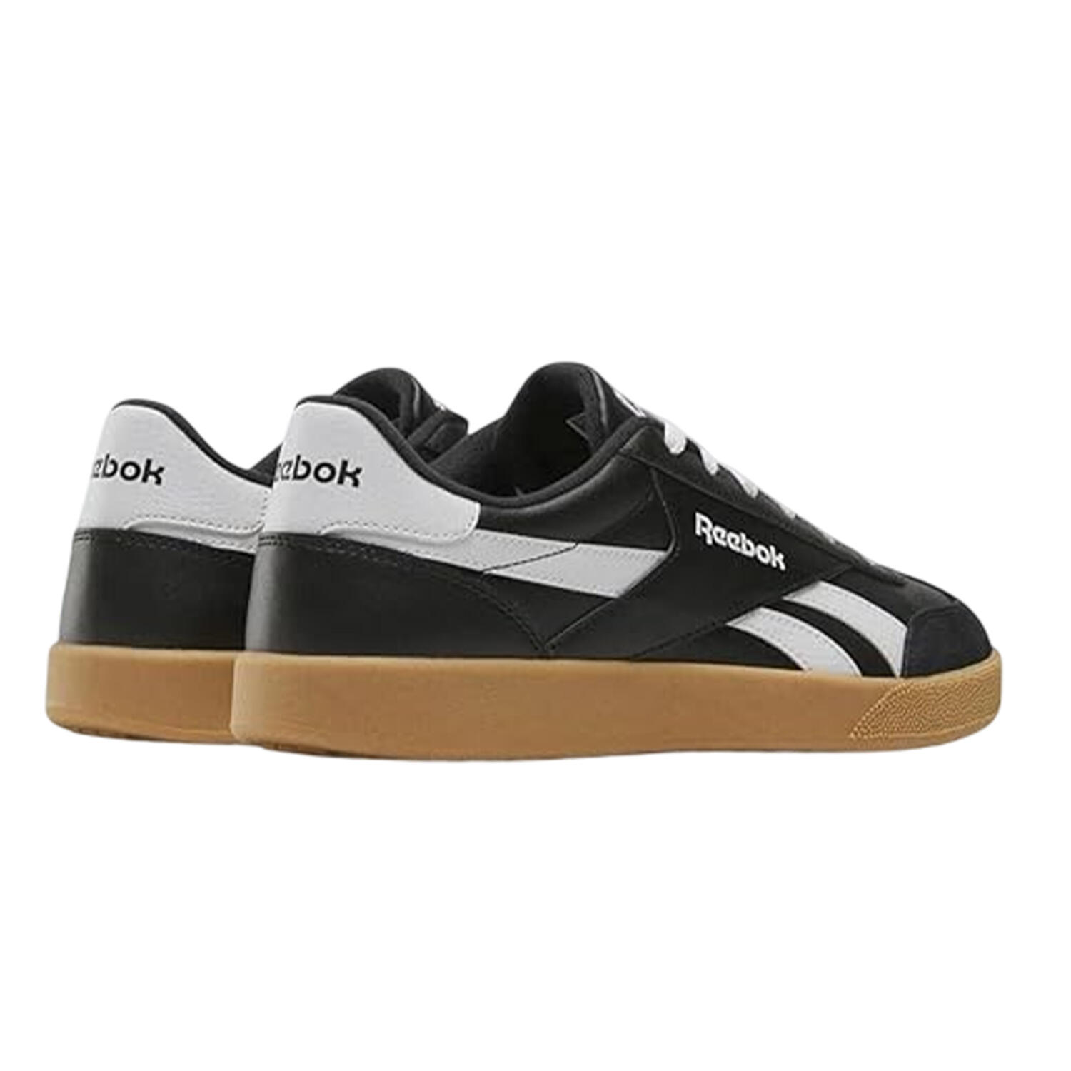 Scarpe Sportive PelleUomo Reebok Smash Edge Nero Bianco 2/4