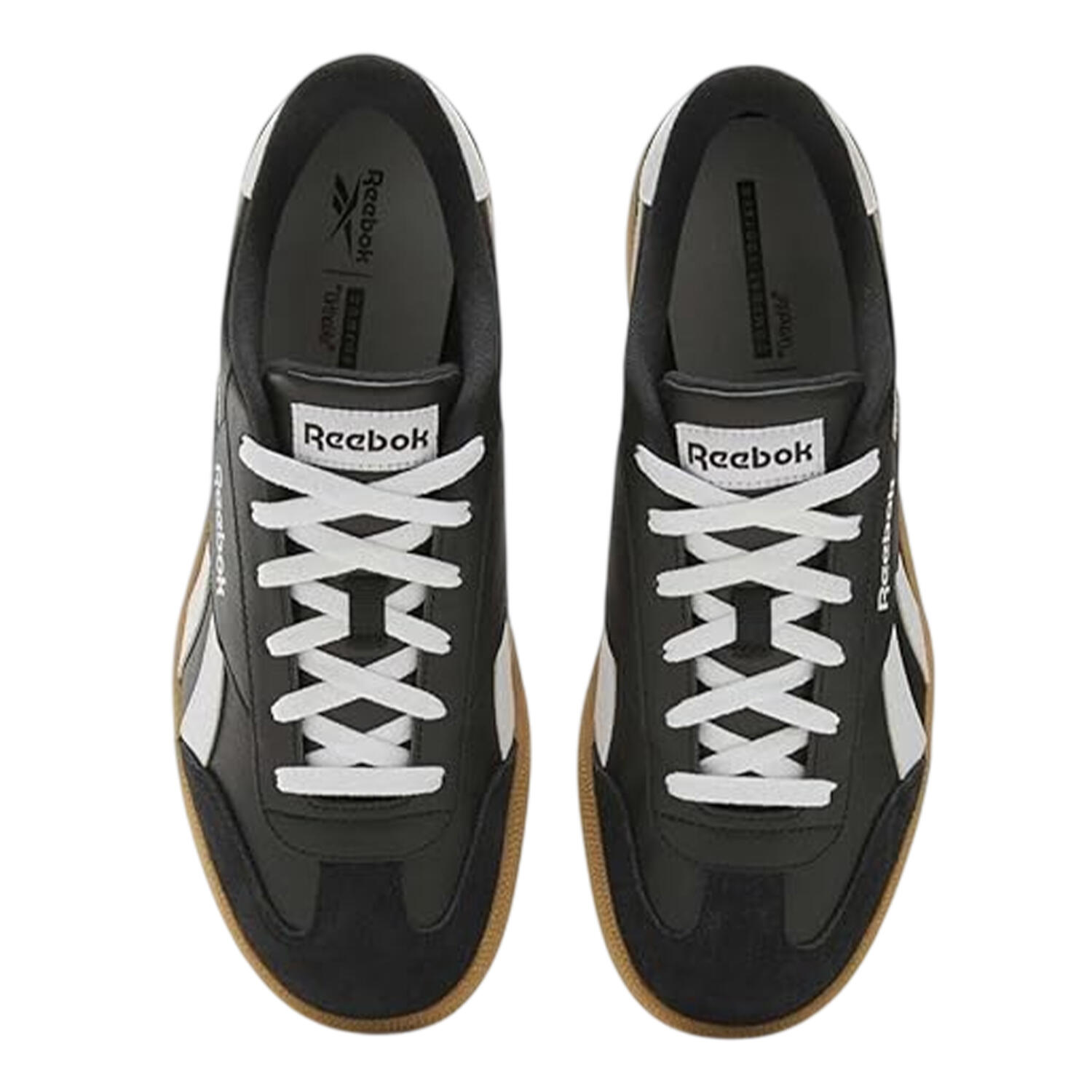 Scarpe Sportive PelleUomo Reebok Smash Edge Nero Bianco 4/4