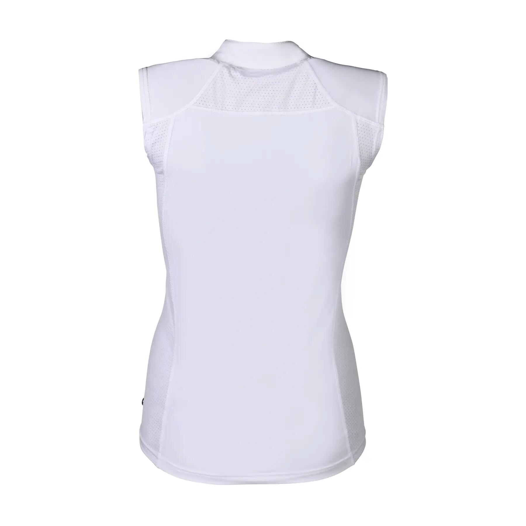 Maillot équitation technique sans manches femme HKM Hannah 2/5