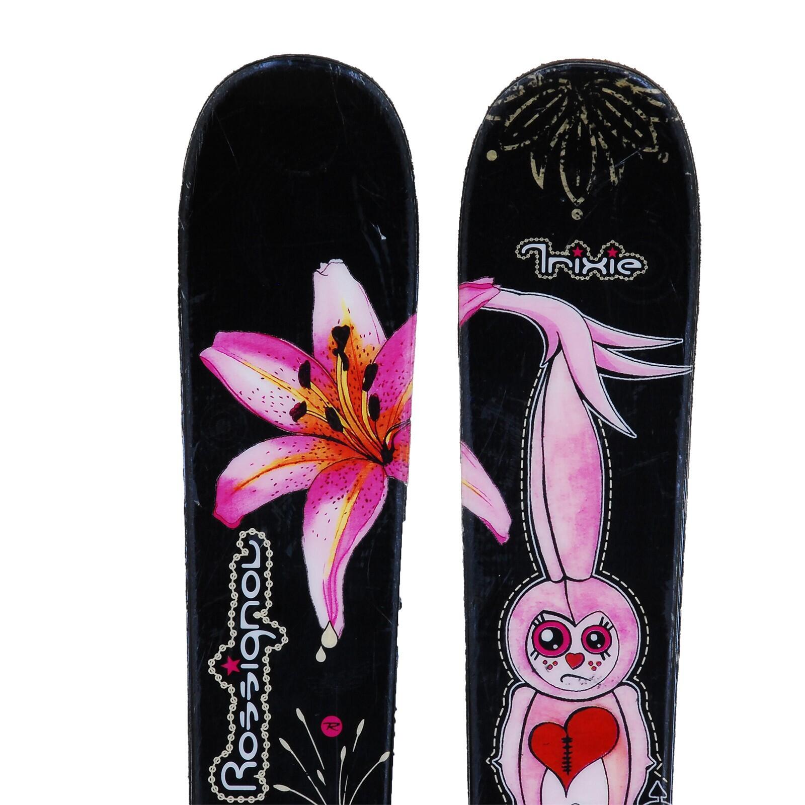 RECONDITIONNE - Ski Junior Rossignol Trixie + Fixations 2/4