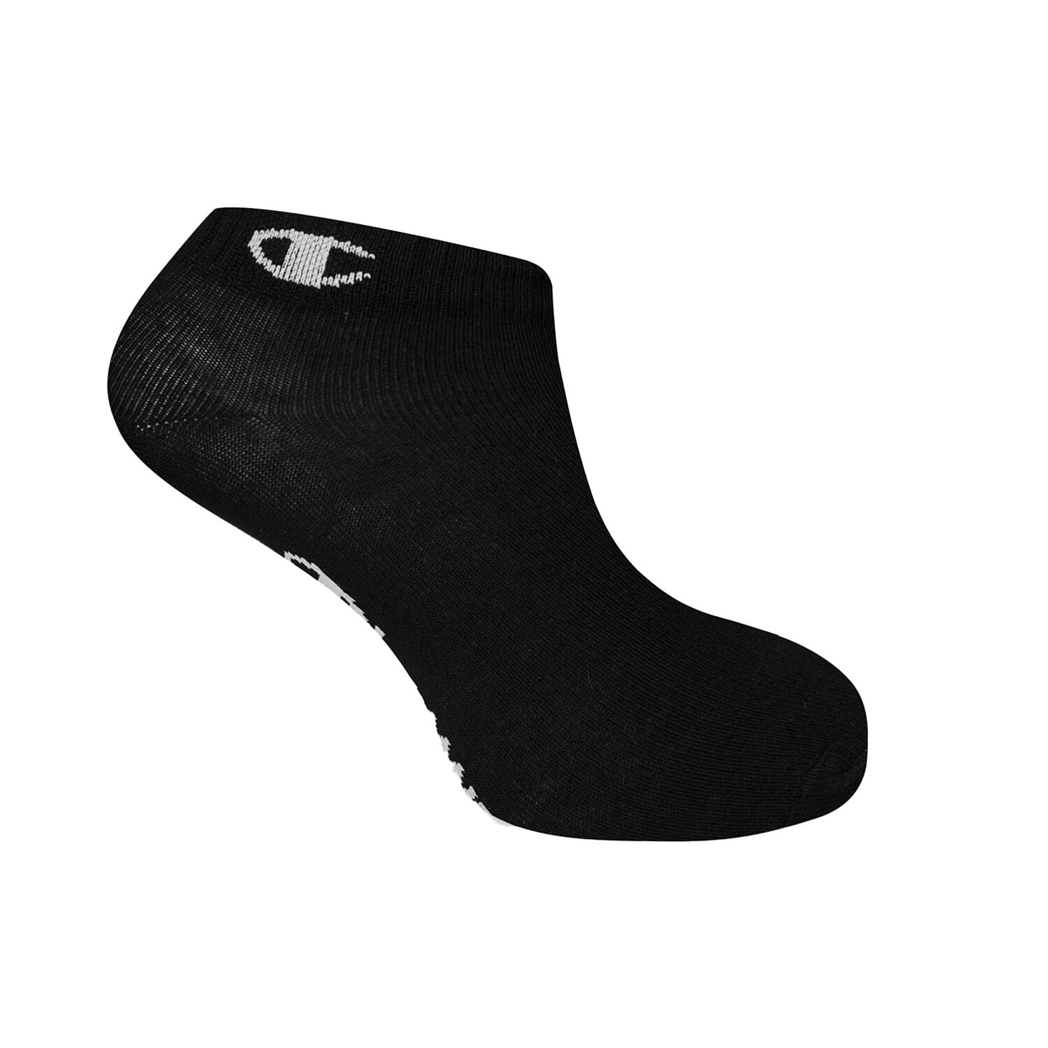 Childrens/Kids Ankle Socks (Pack of 3) (Black) 2/2