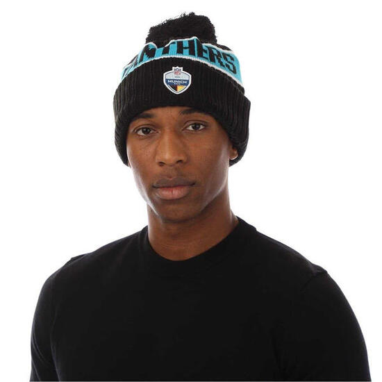Bonnet À Pompon Football Américain PANTHERS Adulte (Noir)