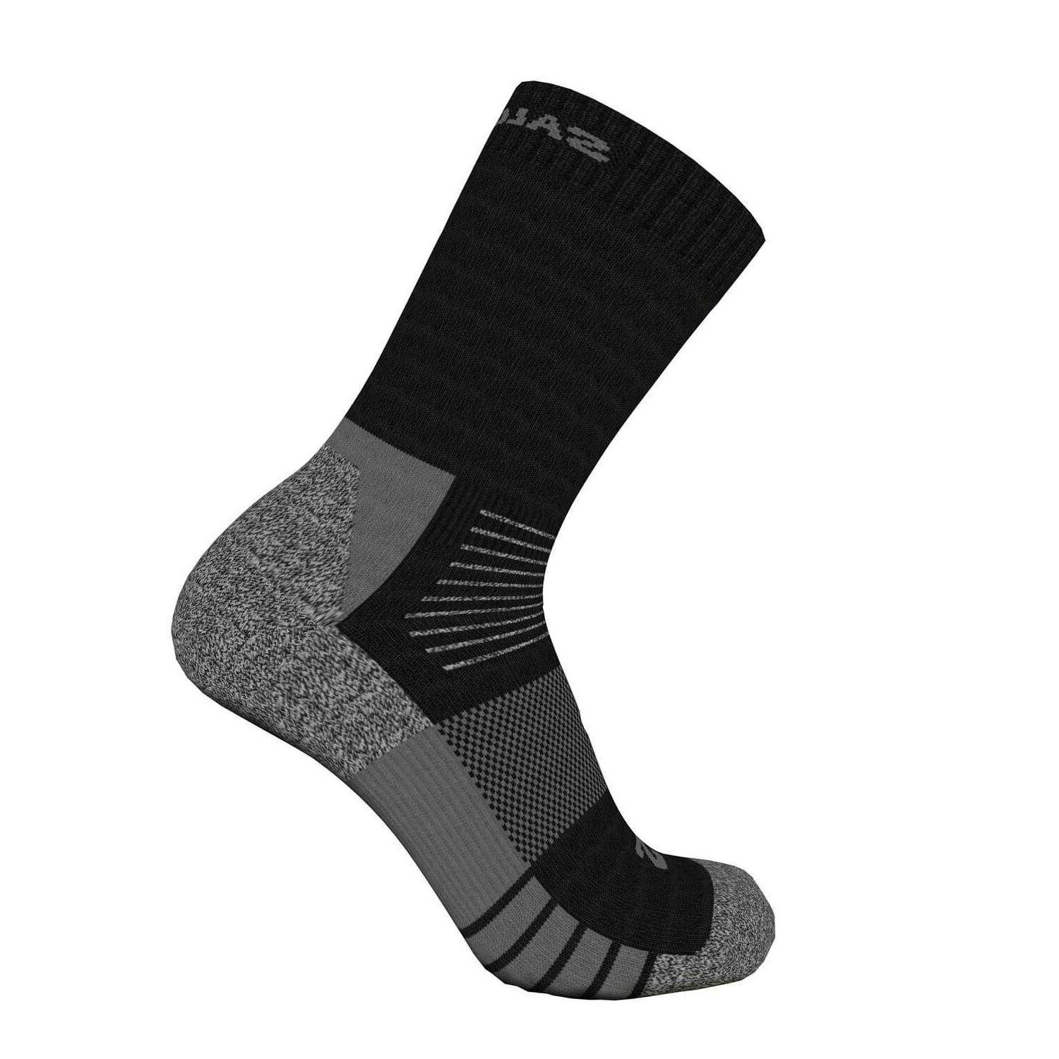 Lot De 2 Chaussettes MERIN Adulte (Noir / Gris) 2/2
