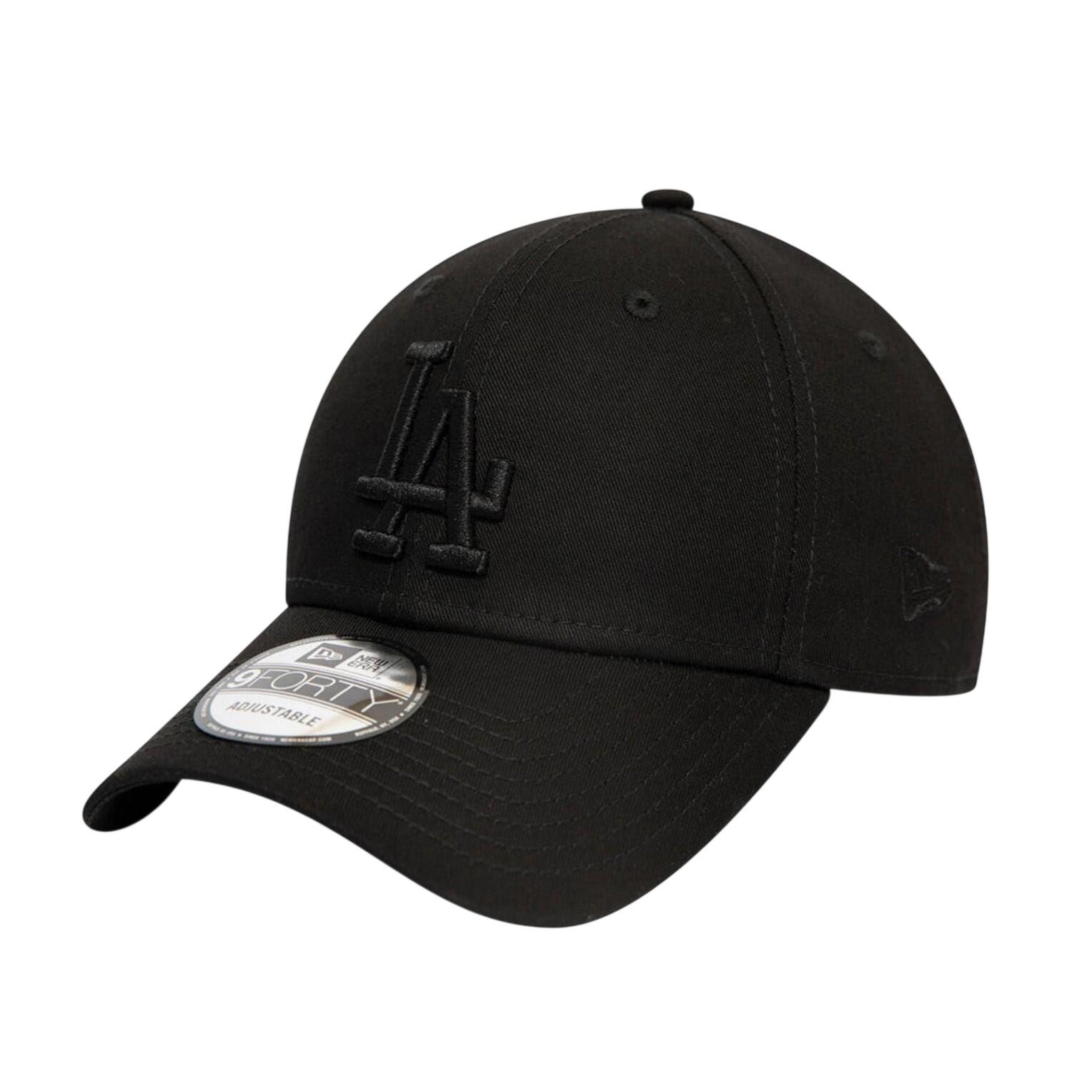 Cappellino Da Baseball New Era 9Forty LA Triplo Nero 3/4