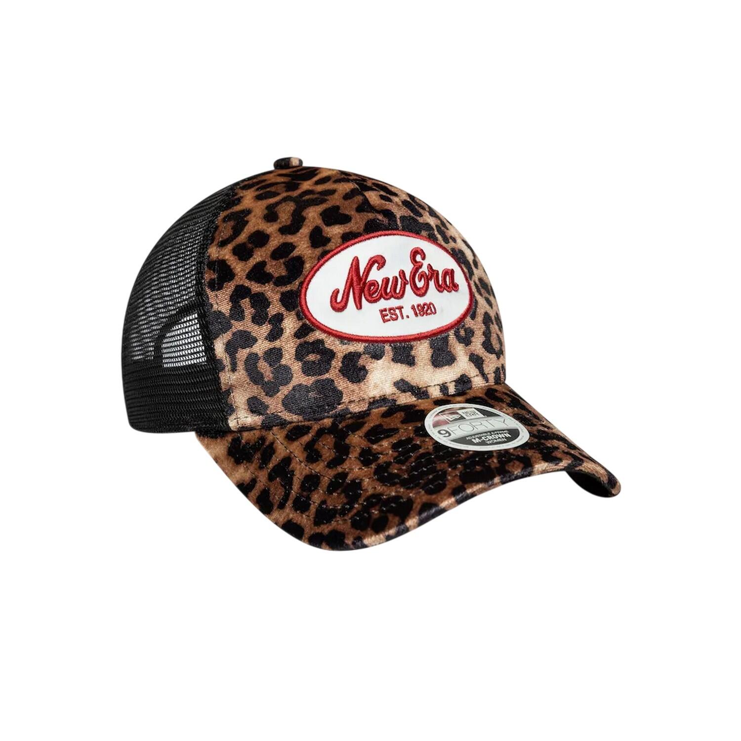 Cappellino Da Camionista Leopardato New Era Nero 3/3