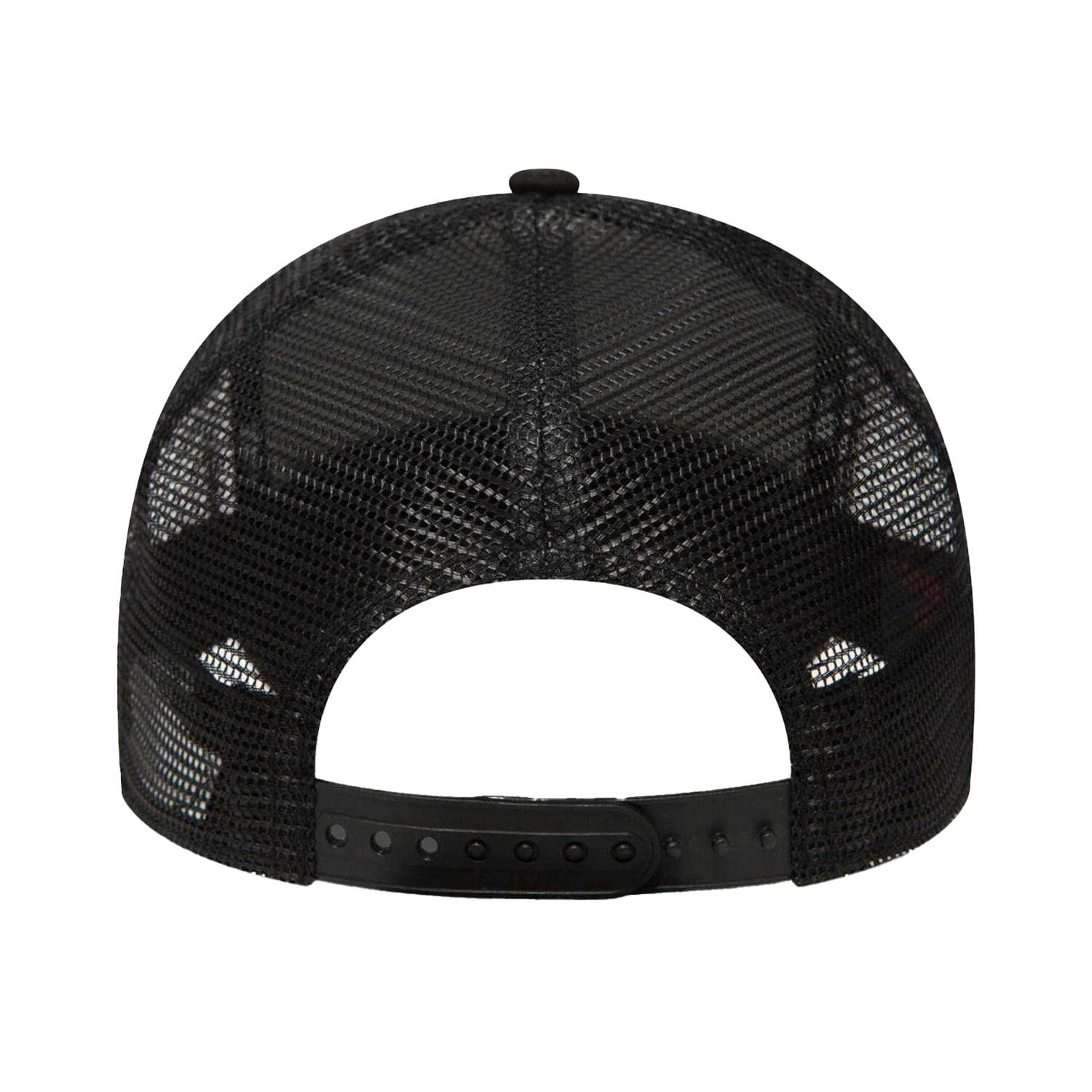 Trucker Cap, Leger Damen und Herren Schwarz 2/4