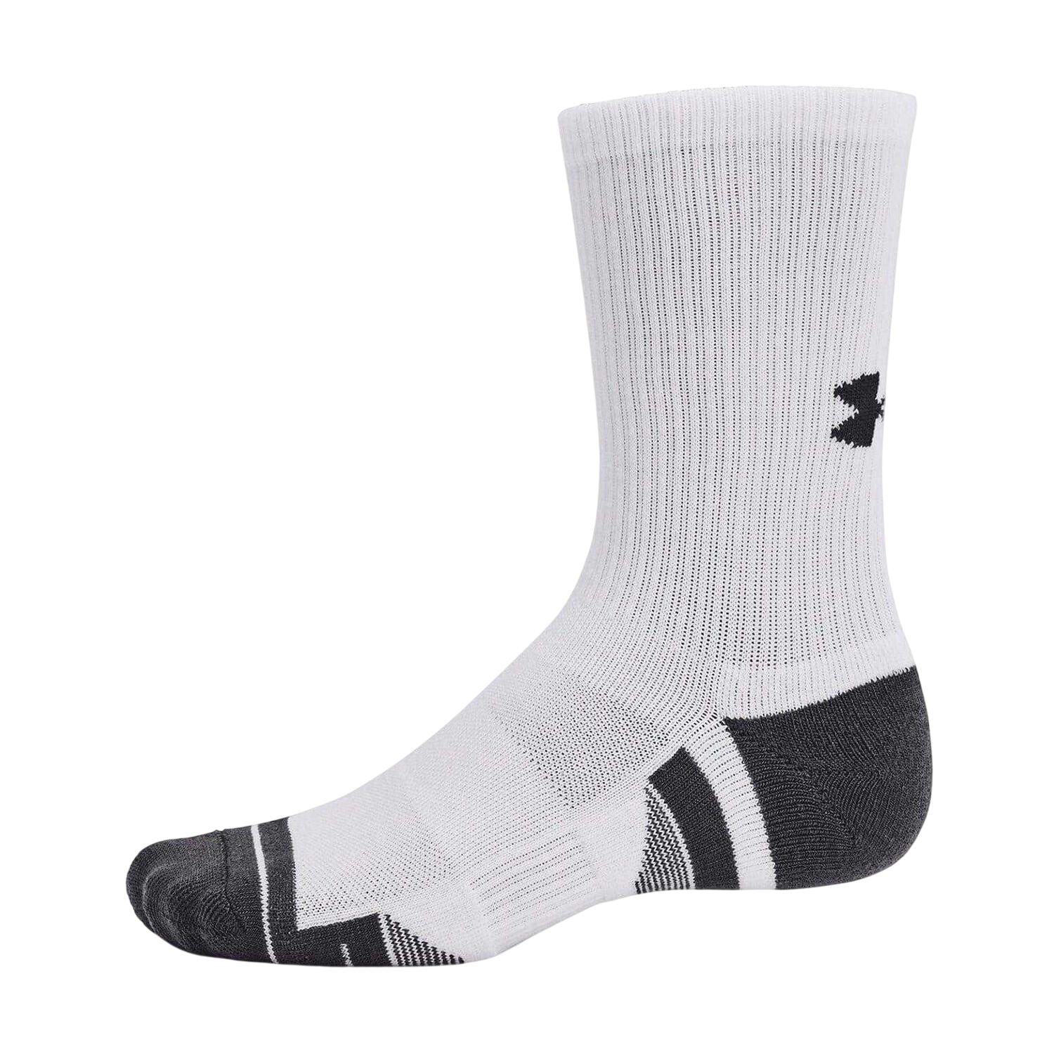 Calzettoni Adulto Unisex Misura Confezione 3 Under Armour Bianco 3/3