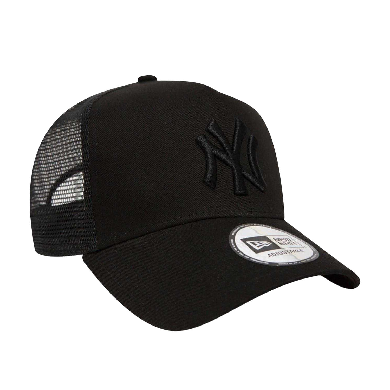 Trucker Cap, Leger Damen und Herren Schwarz 4/4