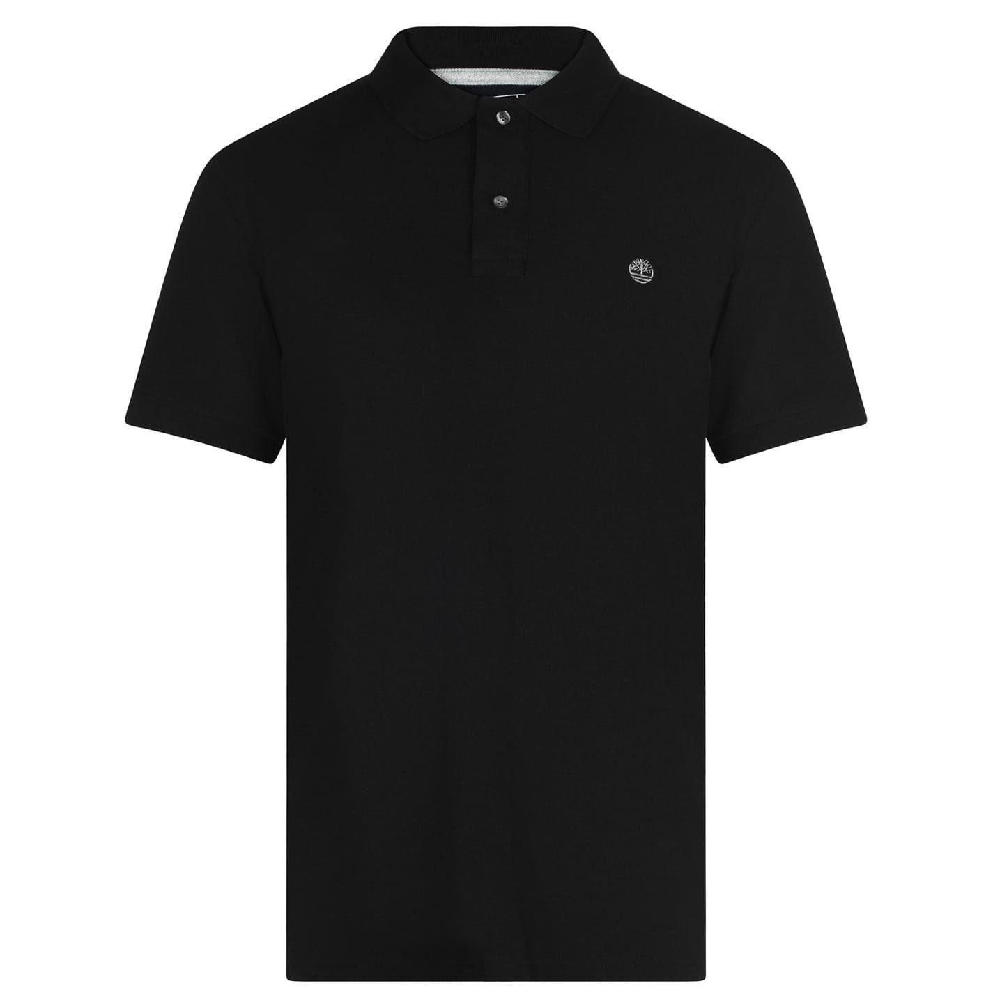 Mens Miller ShortSleeved Polo Shirt (Black) 2/4