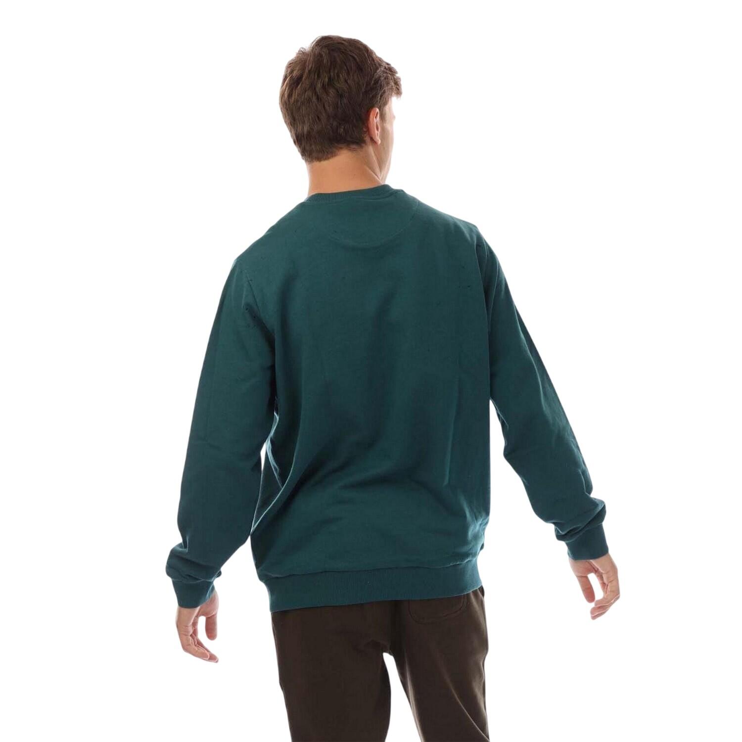 Mens Logo Full Zip Gilet (Dark Olive) 3/4