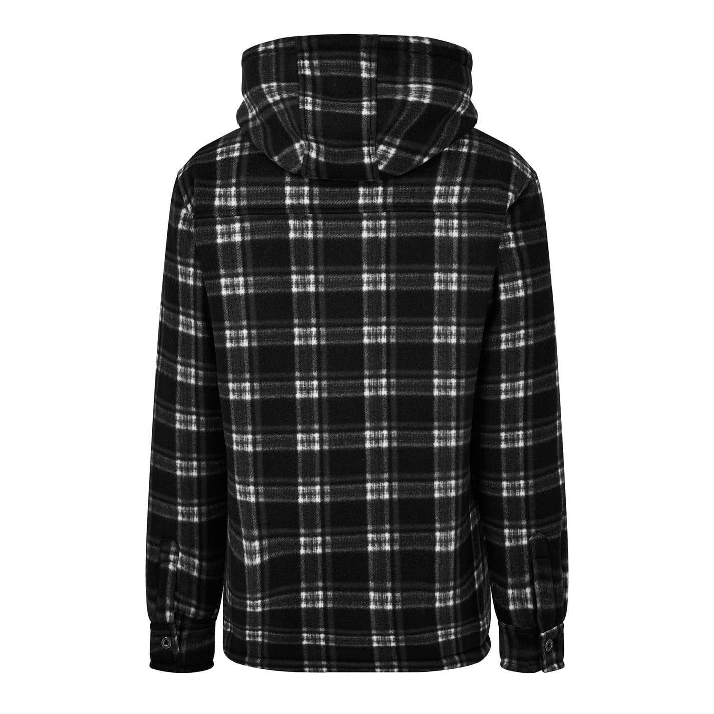 Hoodie mit durchgehendem Reißverschluss für , Extra stark Herren Schwarz 2/4