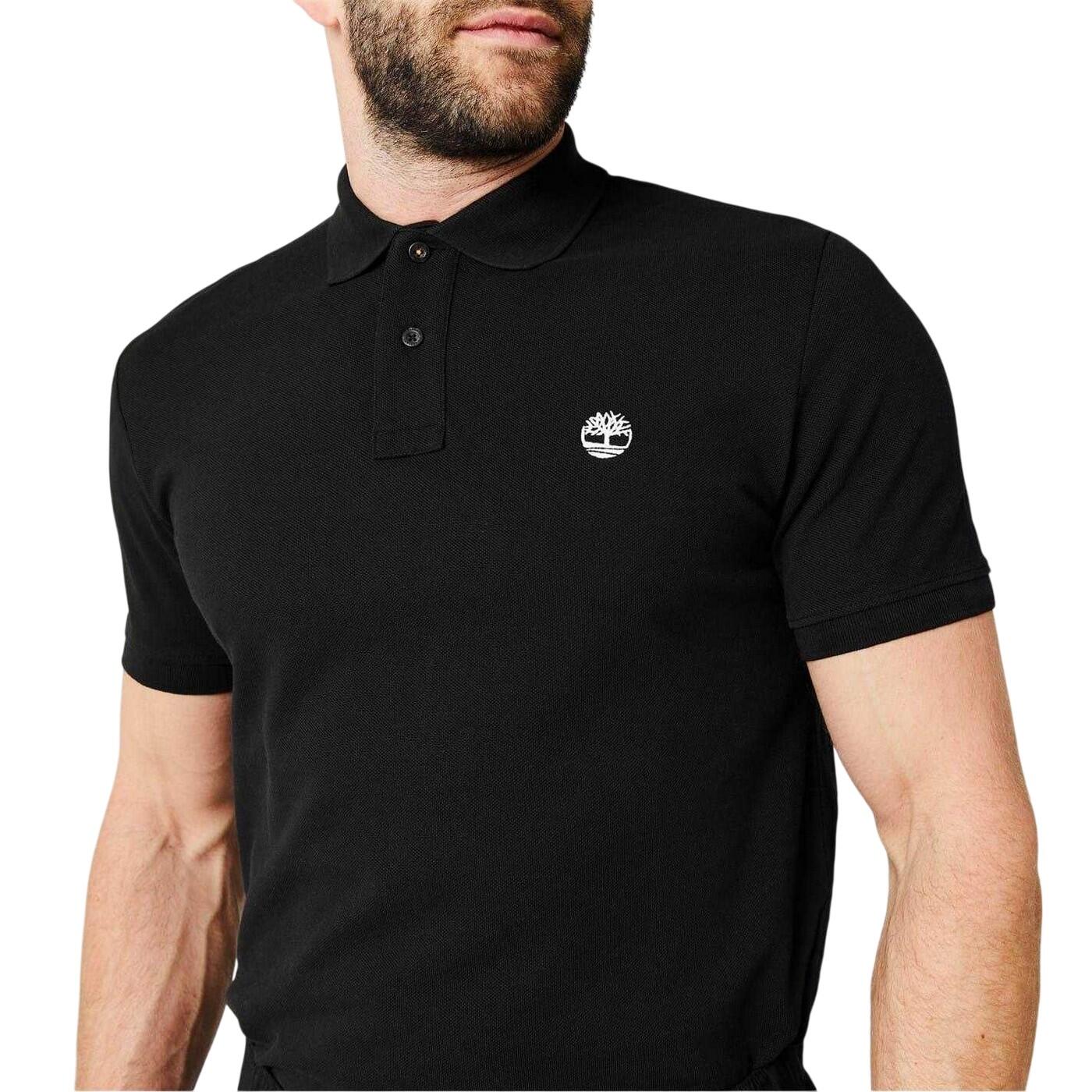 Mens Miller ShortSleeved Polo Shirt (Black) 4/4