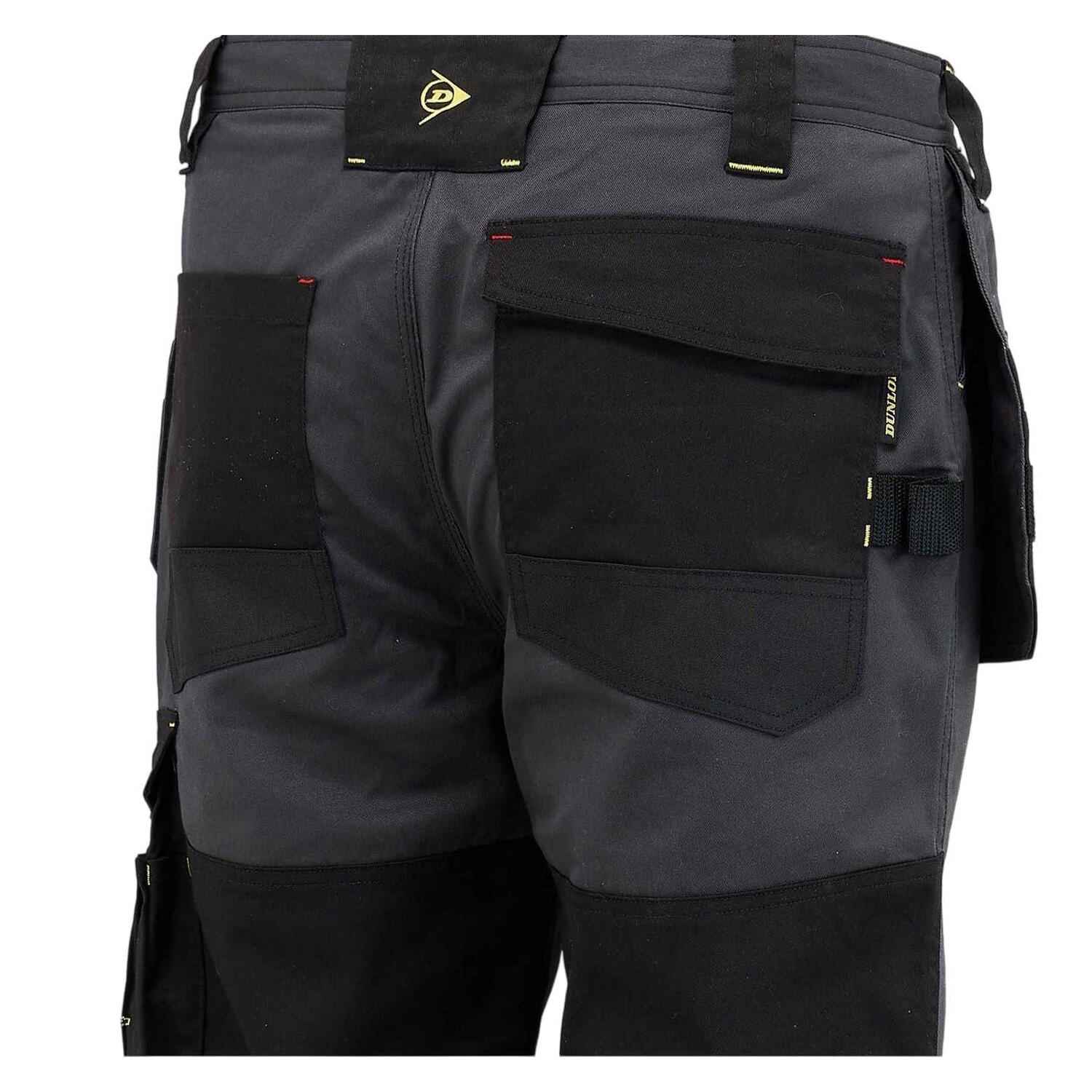 Arbeitshosen für Herren Holzkohle/Schwarz 4/4