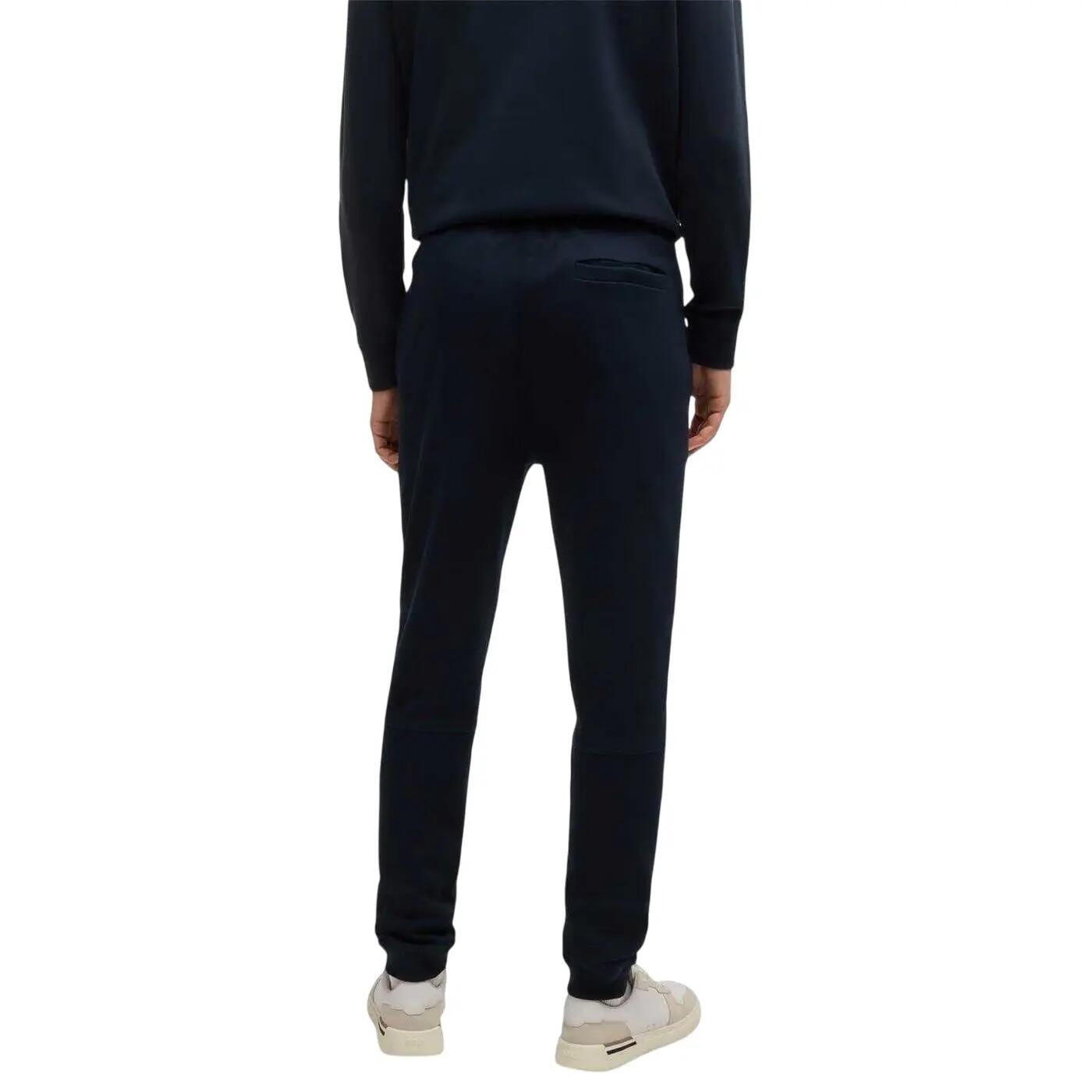 Pantaloni Da Jogging Aderente Uomo Boss Sestart Blu Scuro 3/5