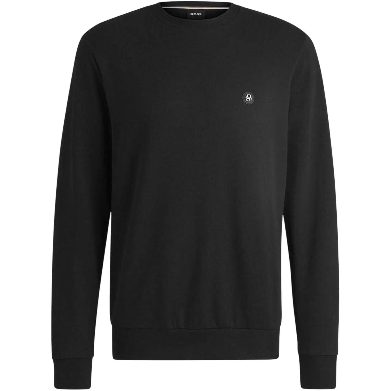 Sweatshirt für , Rundhalsausschnitt Herren Schwarz 2/4