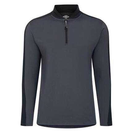 Sweatshirt für , gerippt, Regulär Herren Schwarz