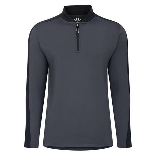 Sweatshirt für , gerippt, Regulär Herren Schwarz