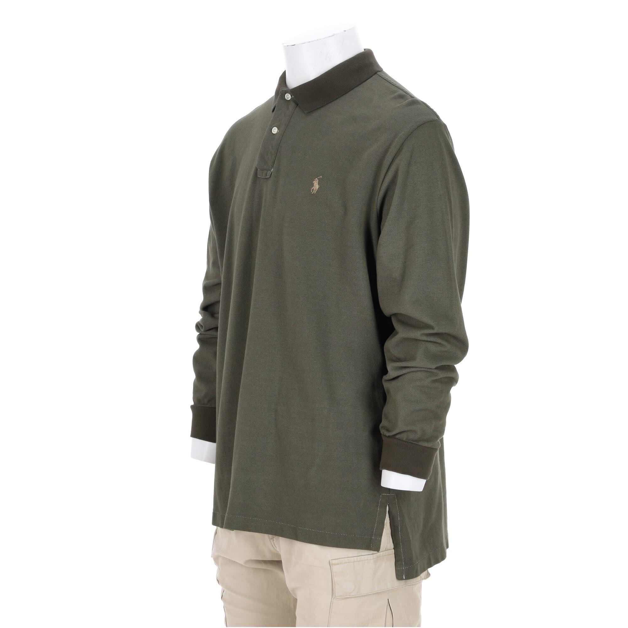Tweedehands - Polo Ralph Lauren herenpolo lange mouwen - Als nieuw 4/7