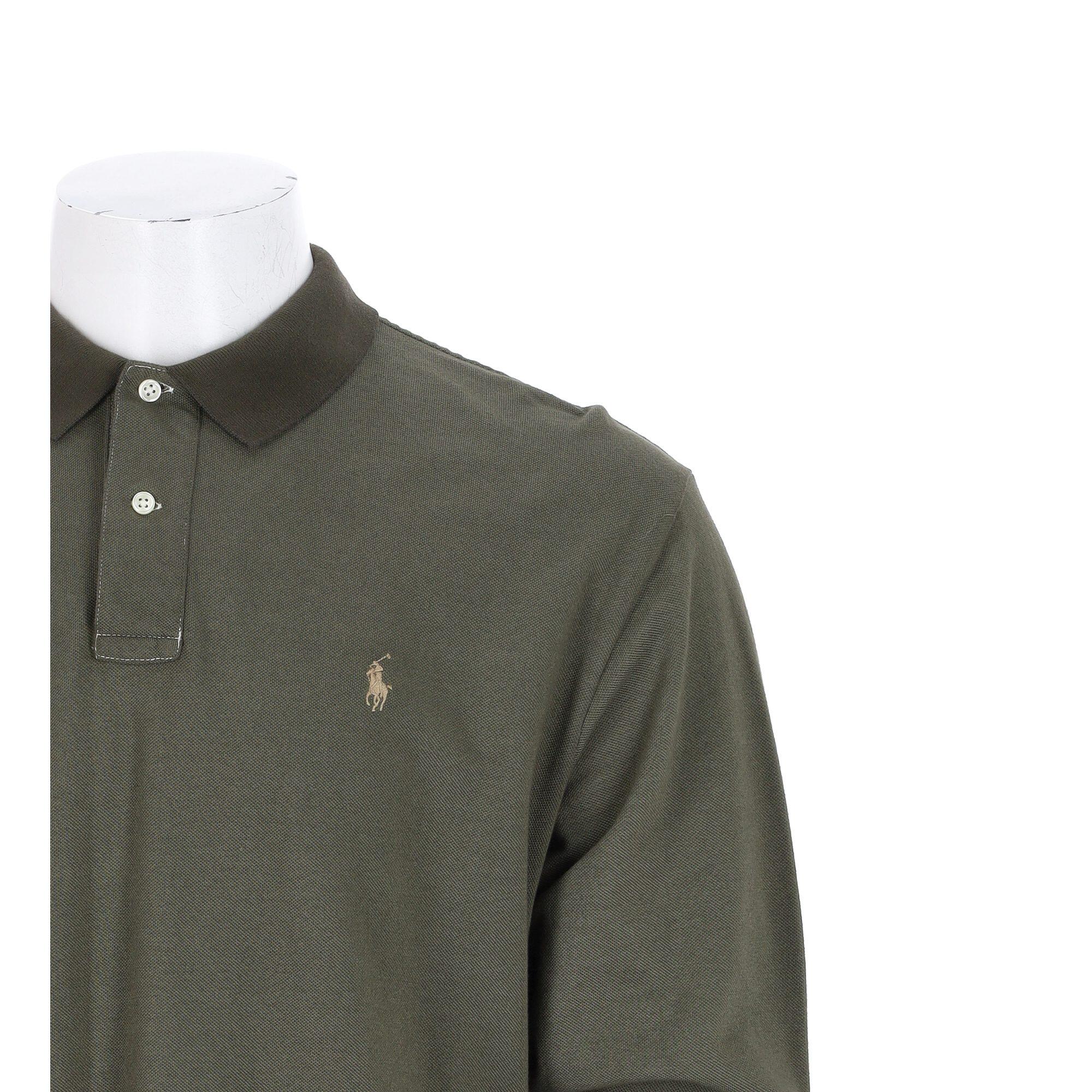 Tweedehands - Polo Ralph Lauren herenpolo lange mouwen - Als nieuw 6/7