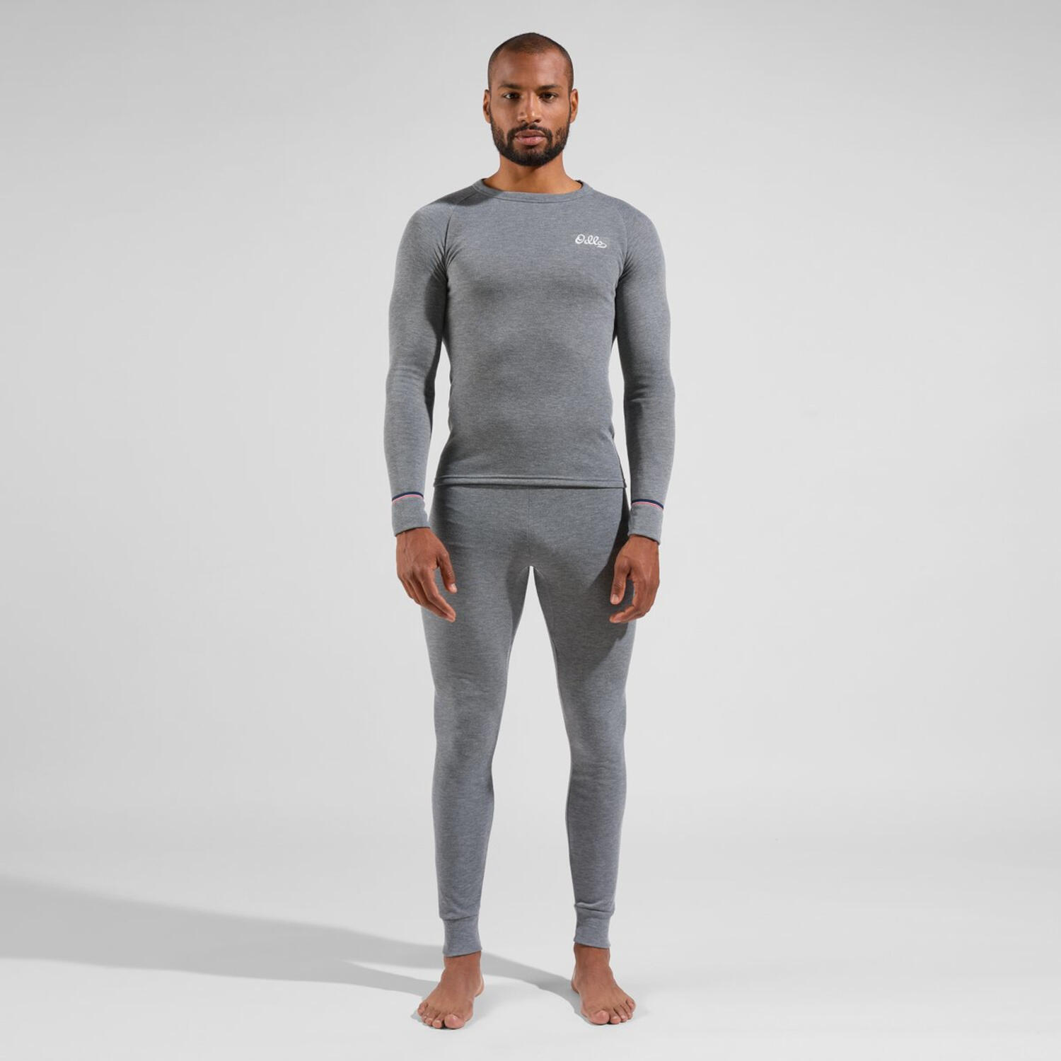 Mallas largas Odlo Active Warm Originals Eco Grey 3/5