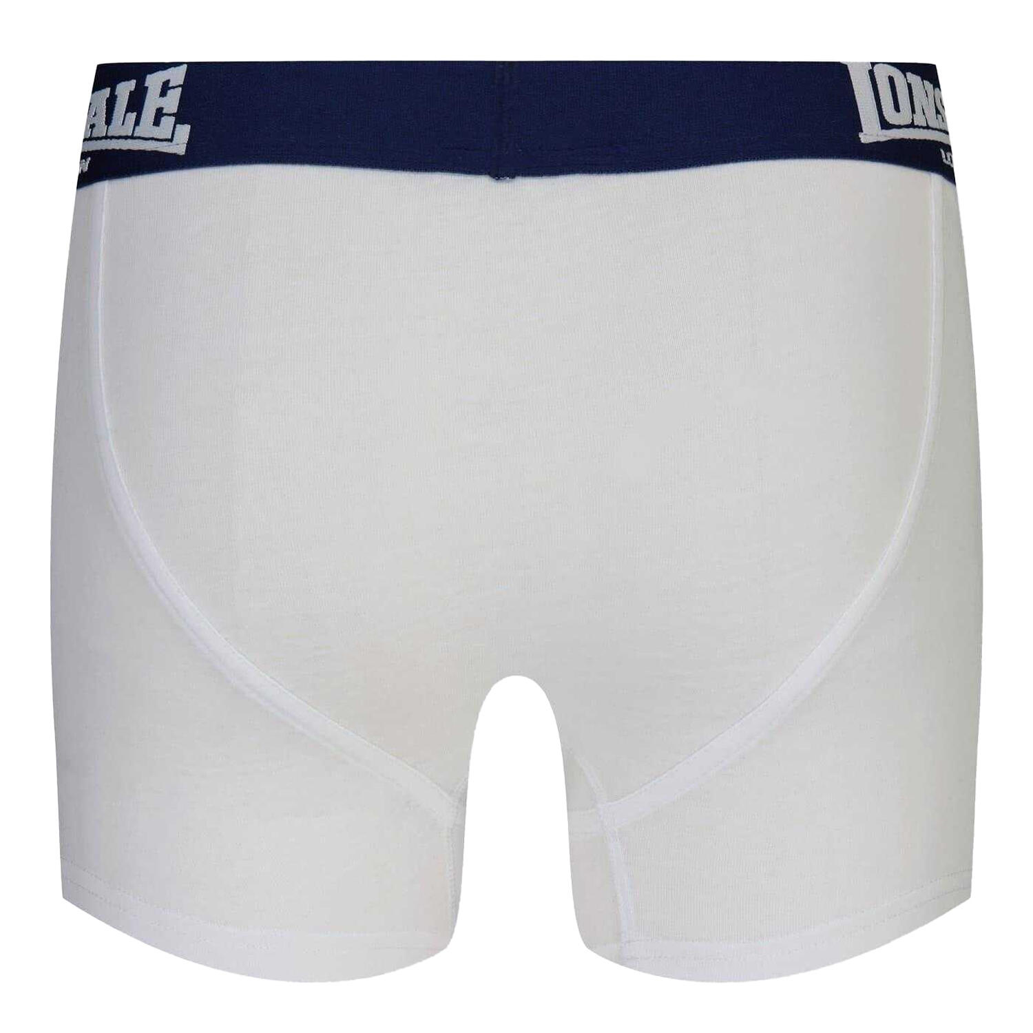 Boxershorts für (2erPack) Jungen Weiß/Marine 2/2