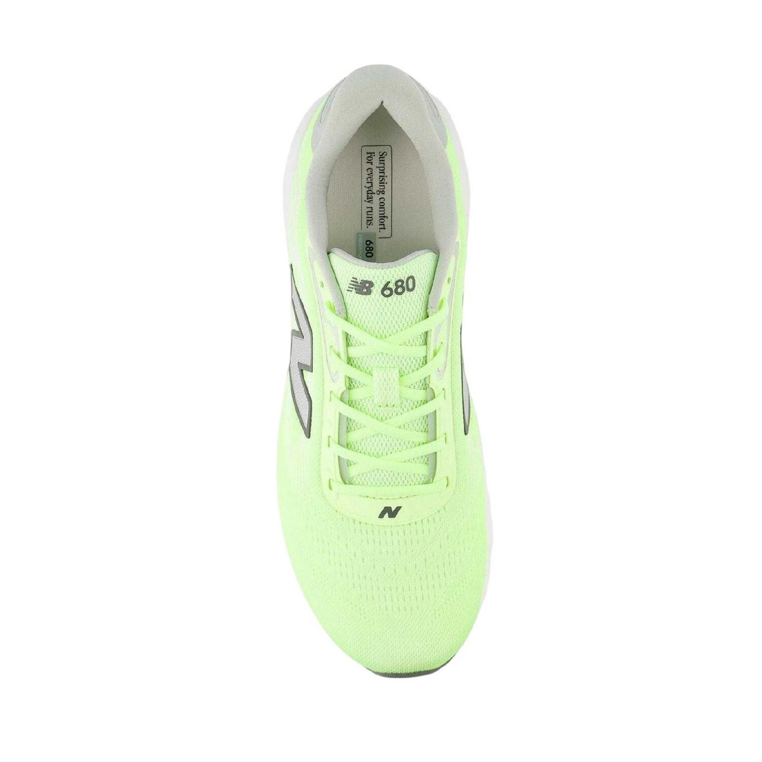 "680 V9" Schuhe für Damen Grau/Neon-Grün 3/4