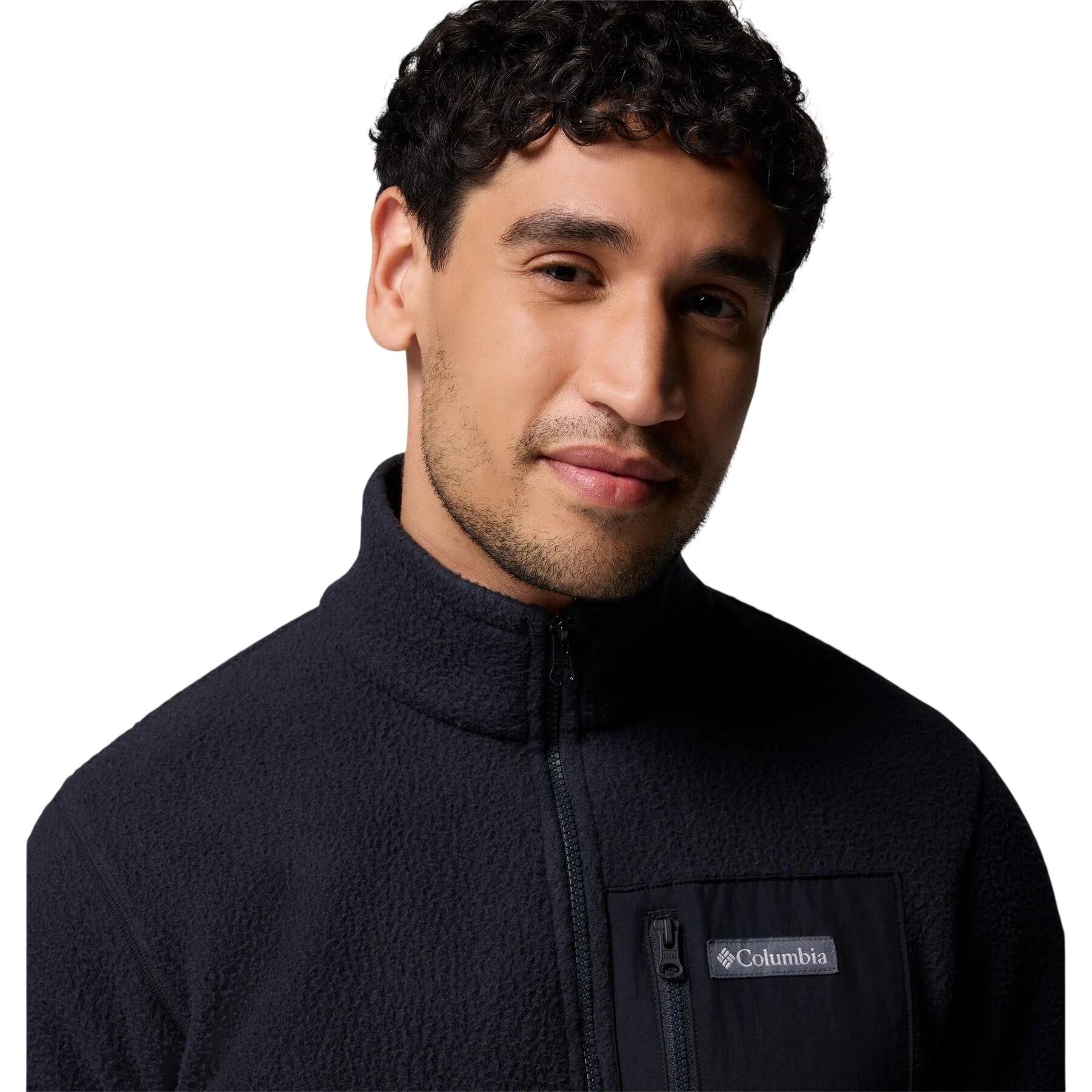 "Jasper Ridge" Fleecejacke für Herren Schwarz 4/4
