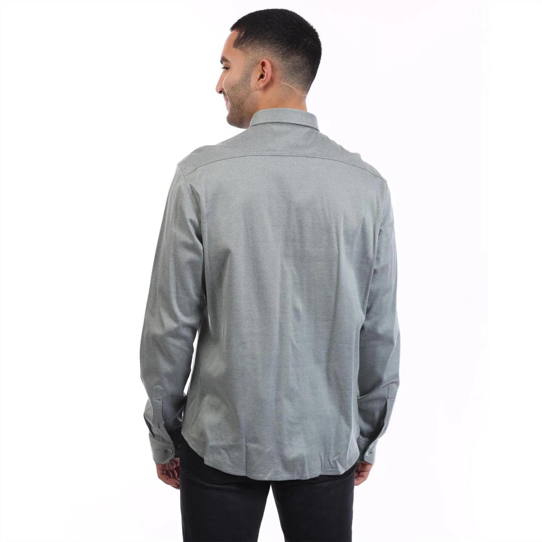 Camicia Regolare Uomo Boss B Motion Verde 3/4