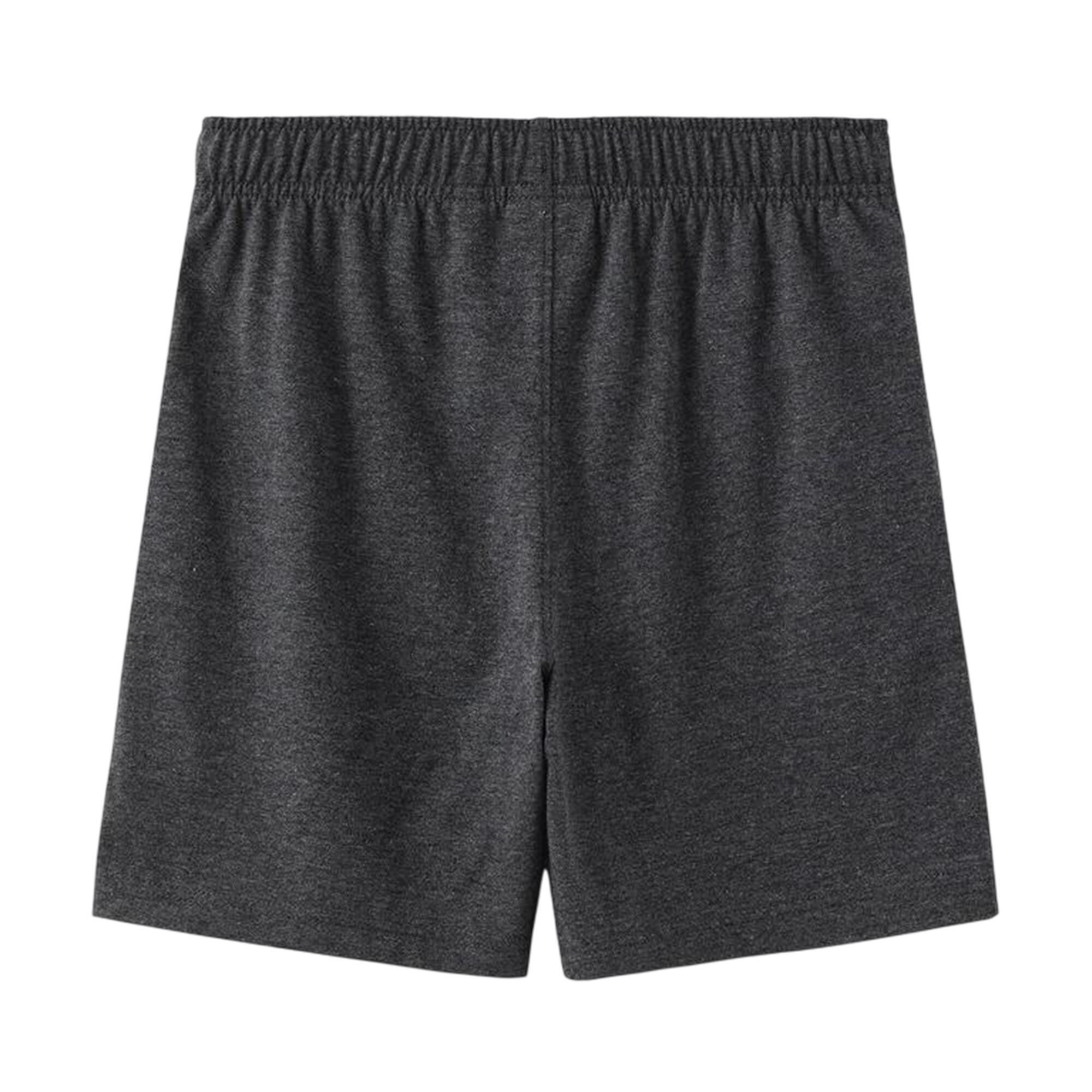 Short De Jogging Motif/style Logo Garçon (Charbon Chiné) 2/2