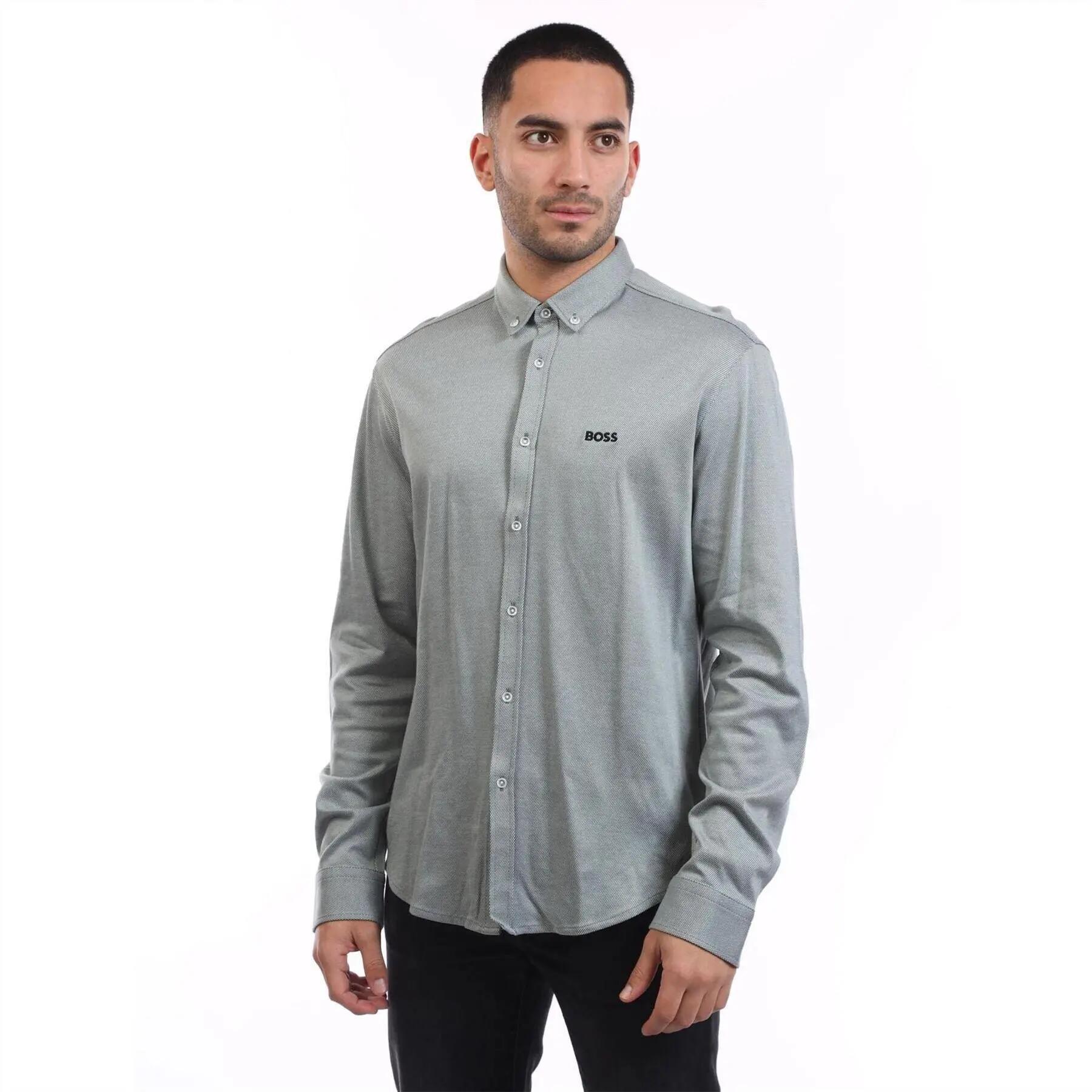 Camicia Regolare Uomo Boss B Motion Verde 2/4