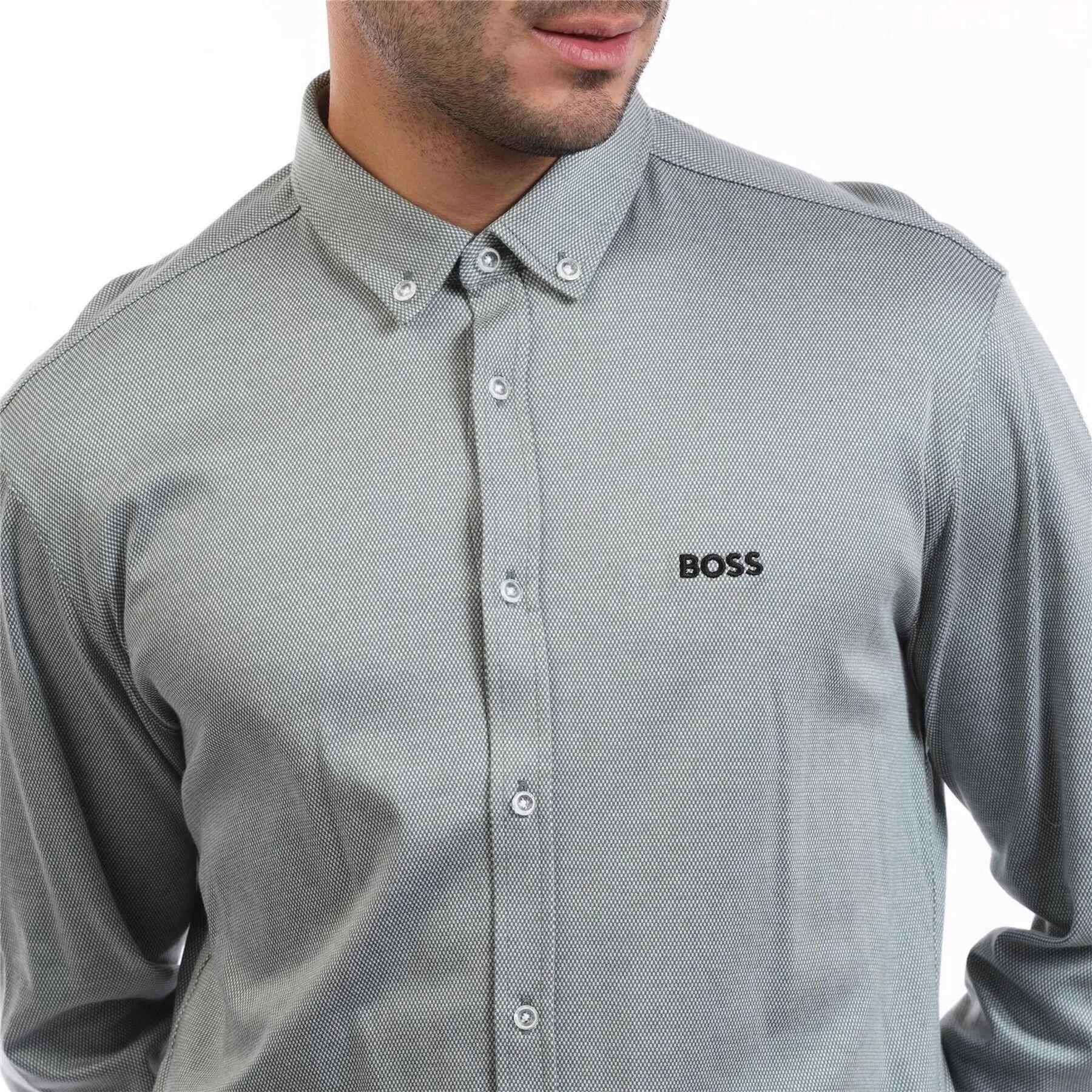 Camicia Regolare Uomo Boss B Motion Verde 4/4